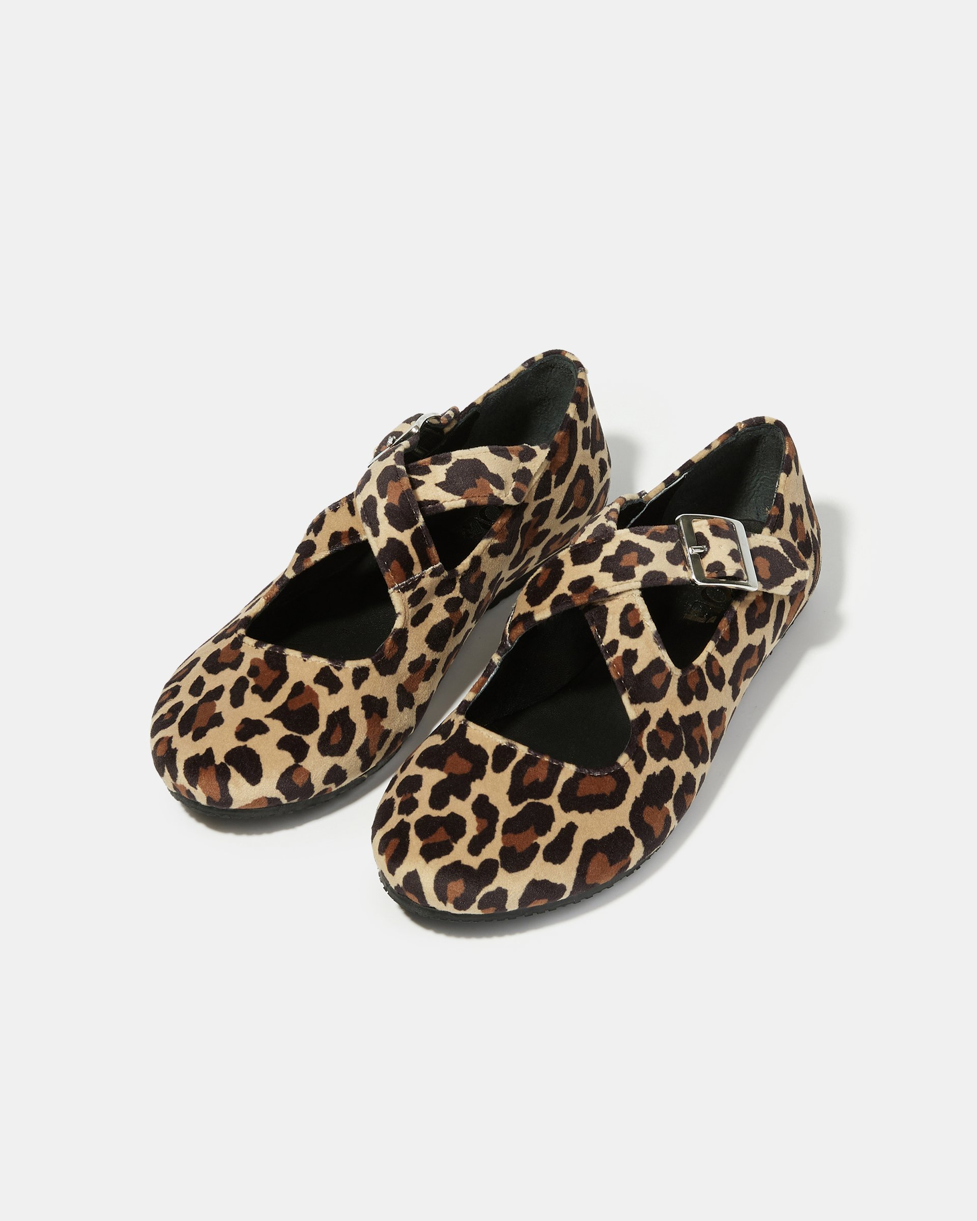 Туфли из вельвета с леопардовым принтом - Image 3 of 5