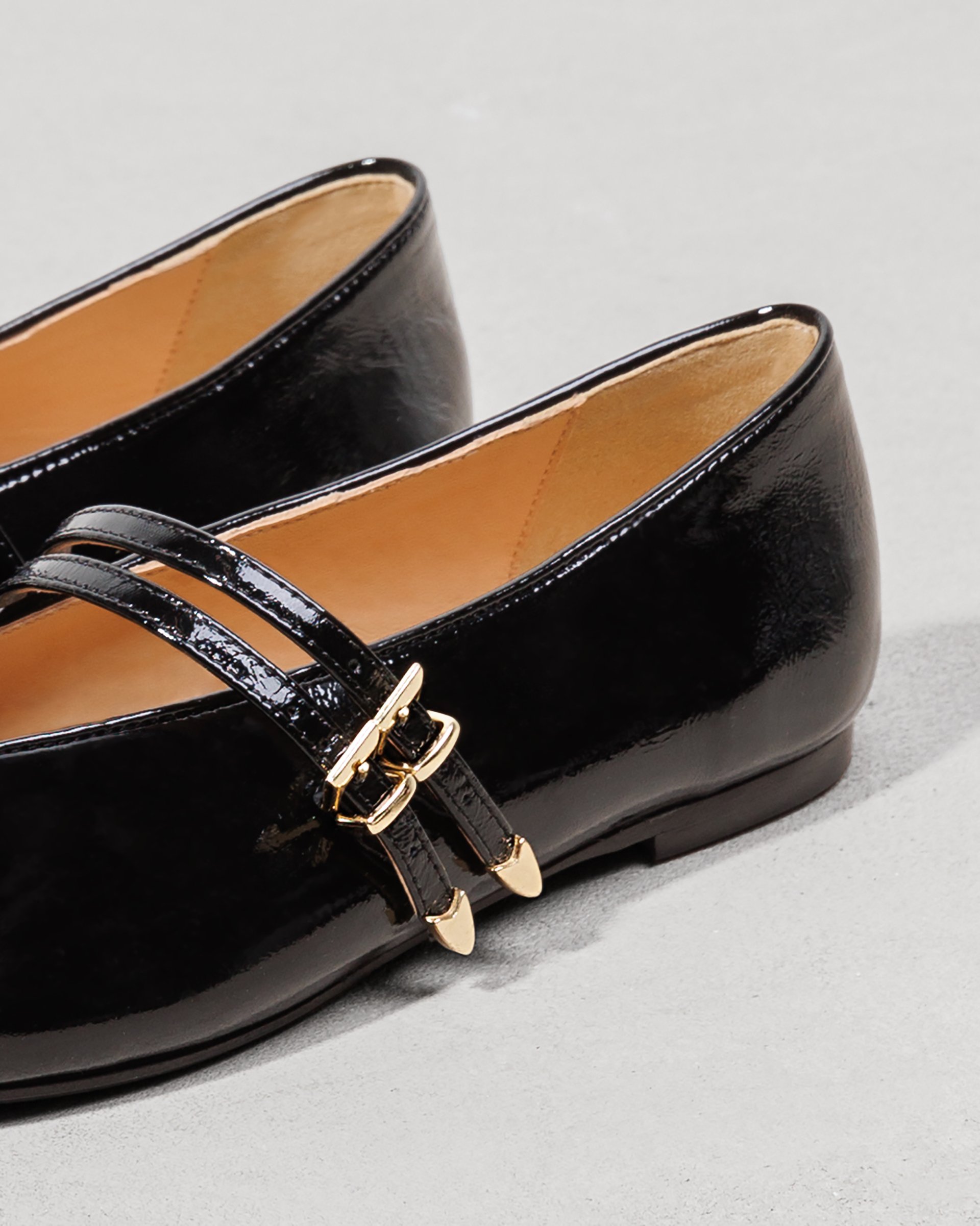 Черные лакированные балетки - Image 4 of 6