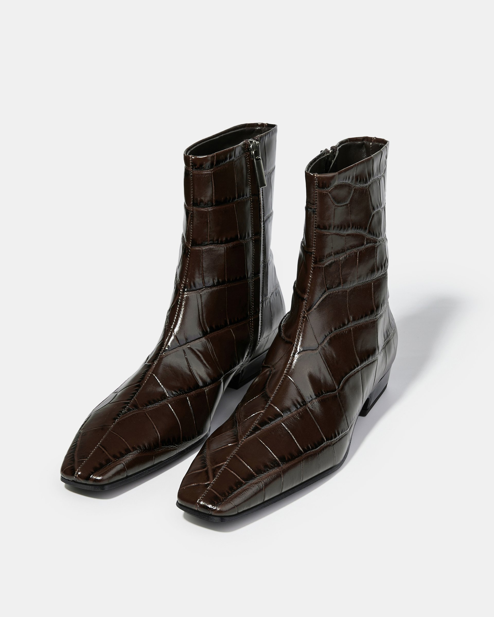 Коричневые кожаные ботинки - Image 2 of 6