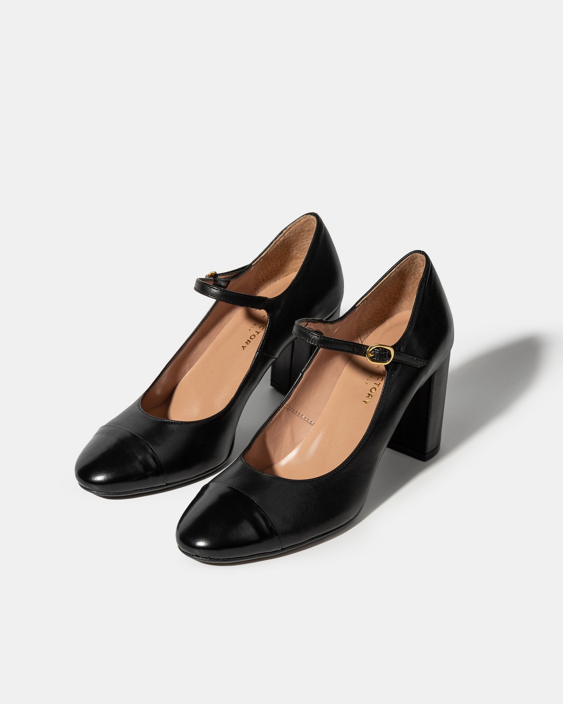 Черные кожаные туфли на каблуке - Image 2 of 4