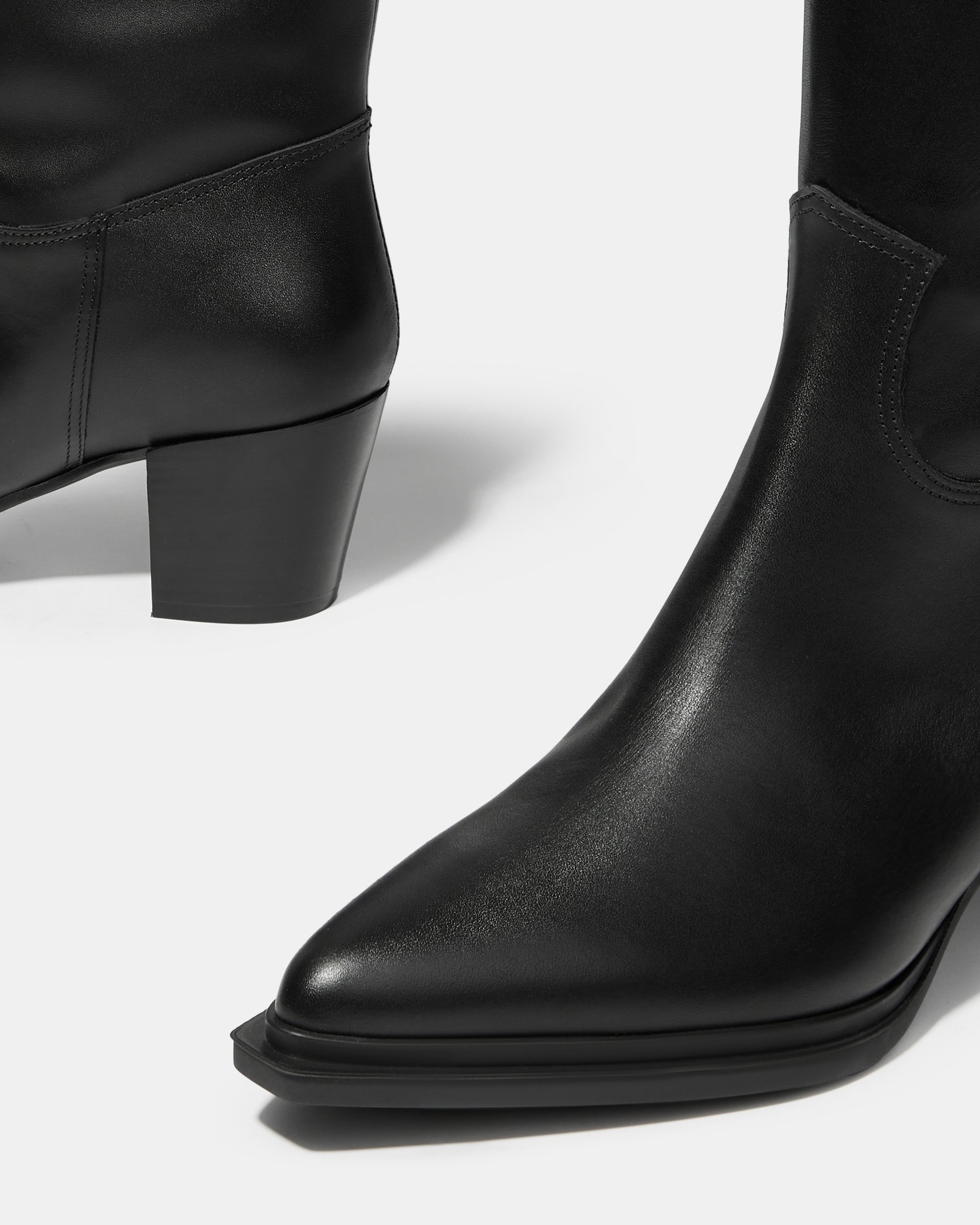 Черные сапоги из натуральной кожи - Image 4 of 5