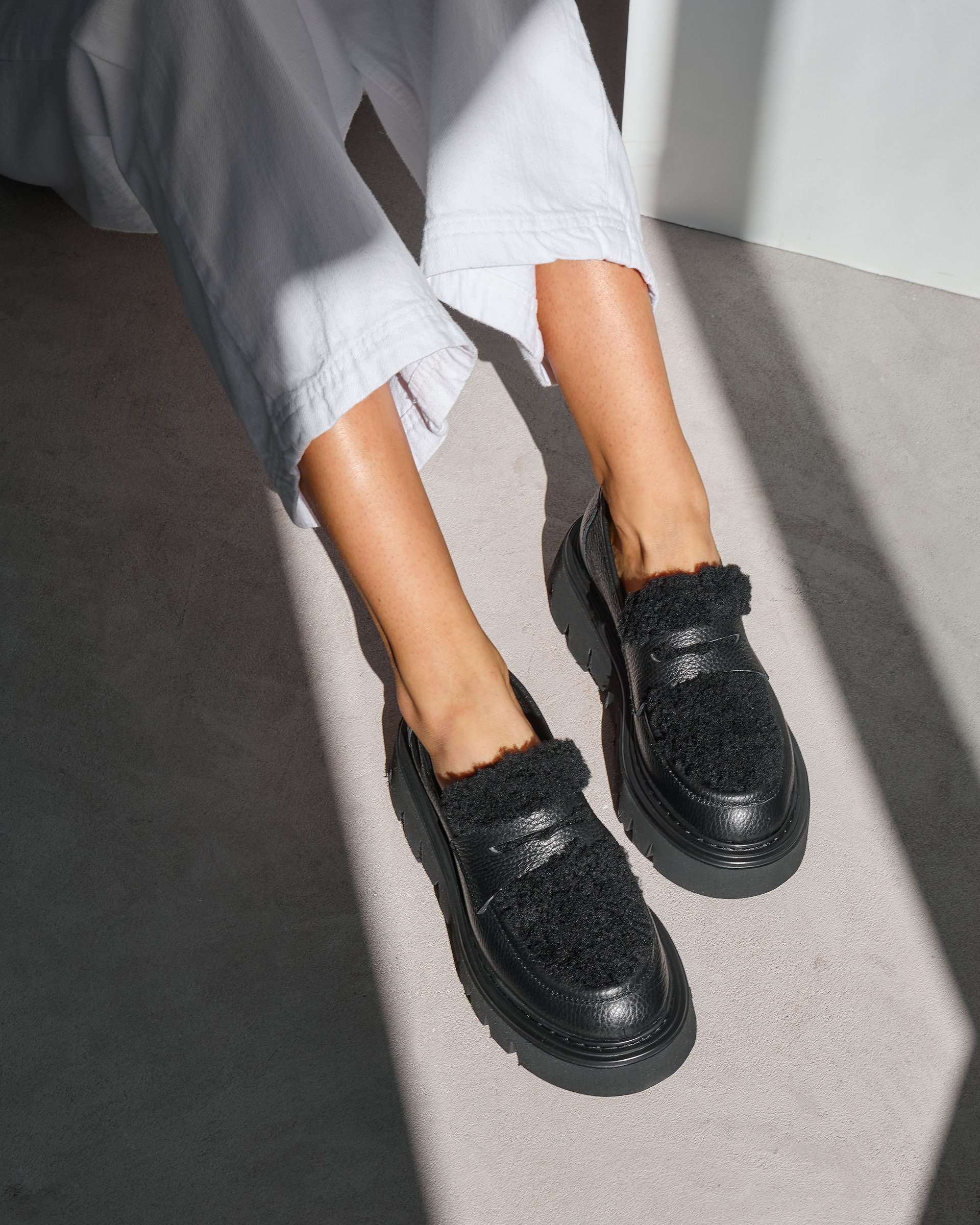 Черные кожаные лоферы - Image 6 of 6