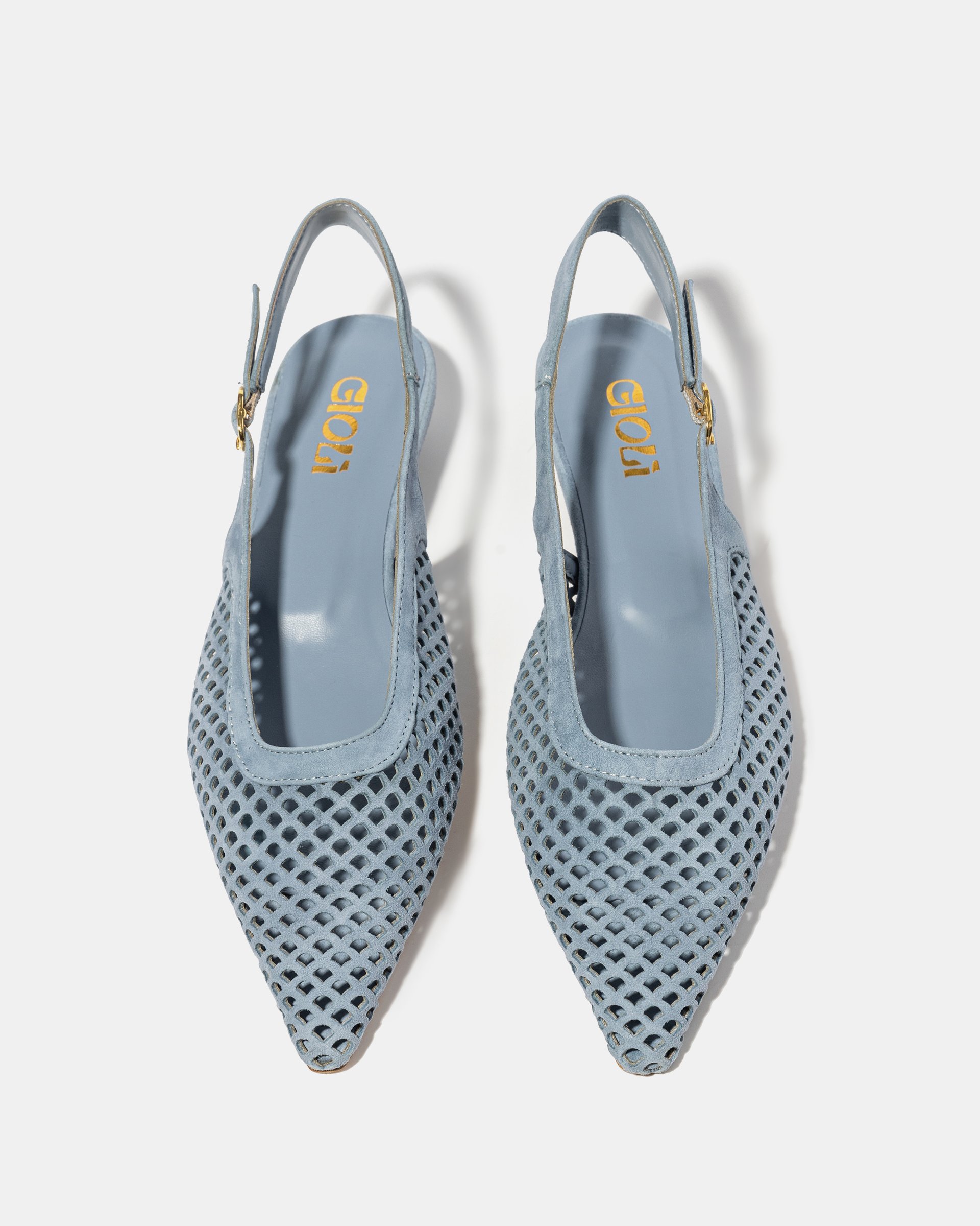 Голубые замшевые туфли - Image 3 of 5