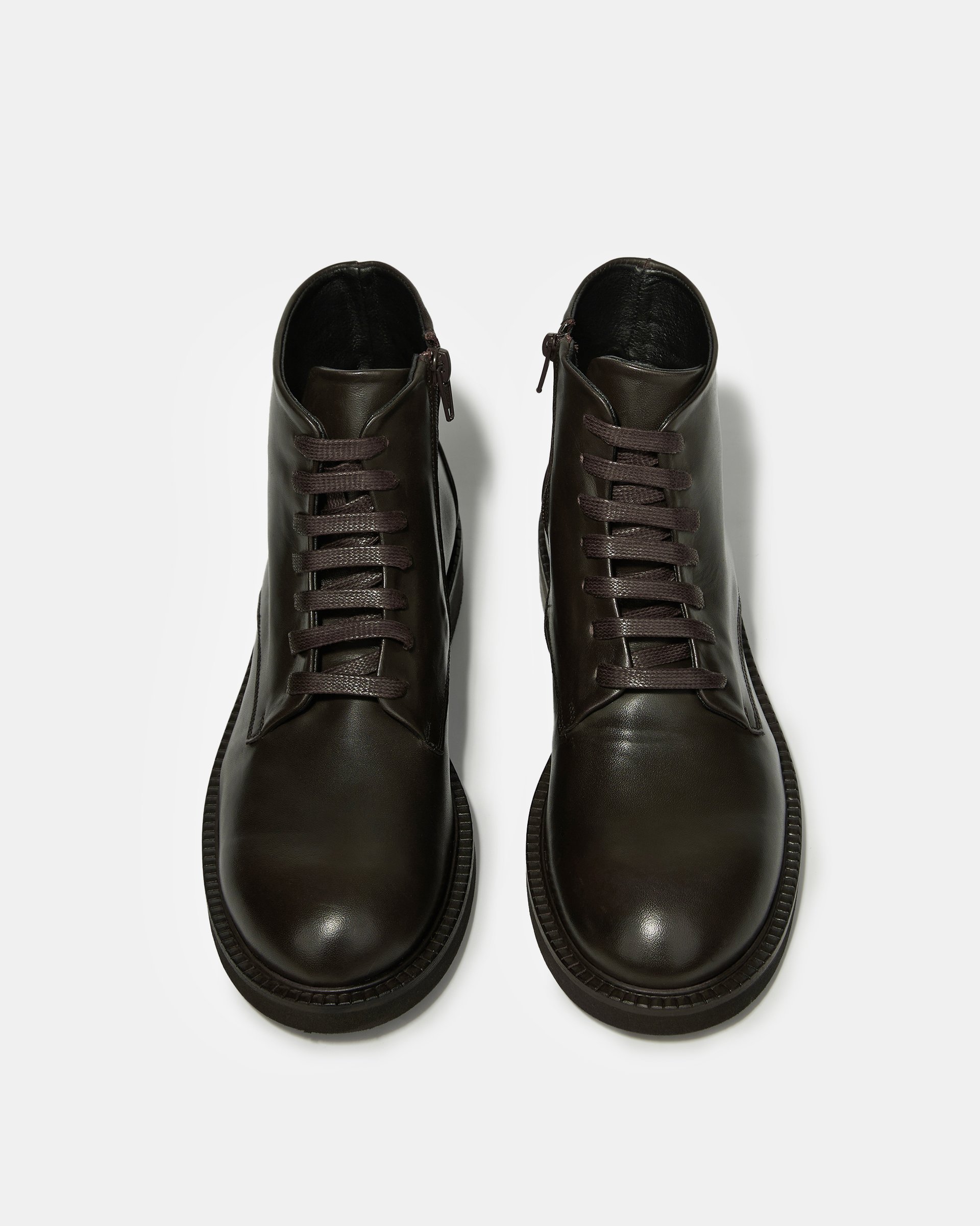 Темно-коричневые кожаные ботинки - Image 3 of 4