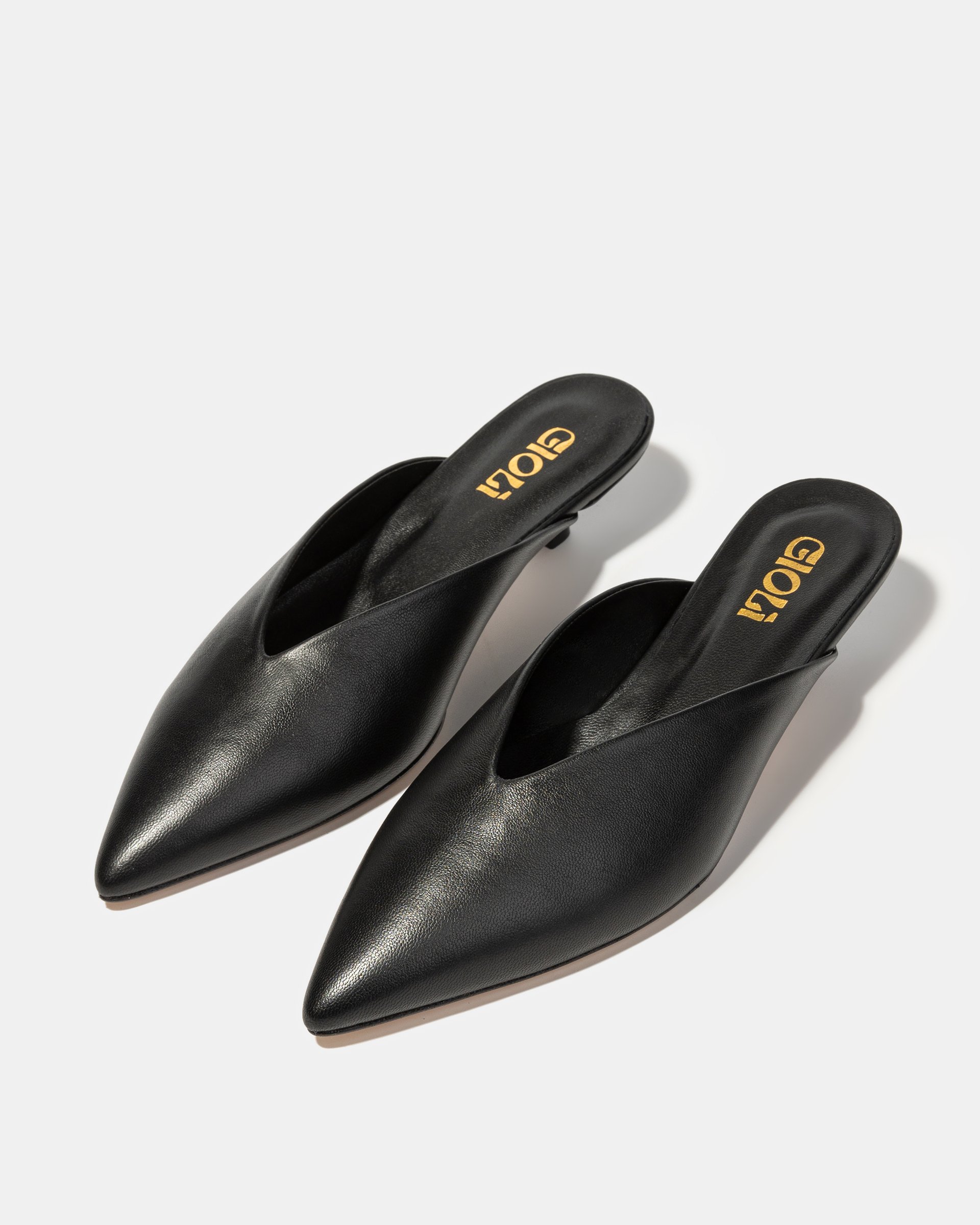 Черные кожаные мюли - Image 2 of 4