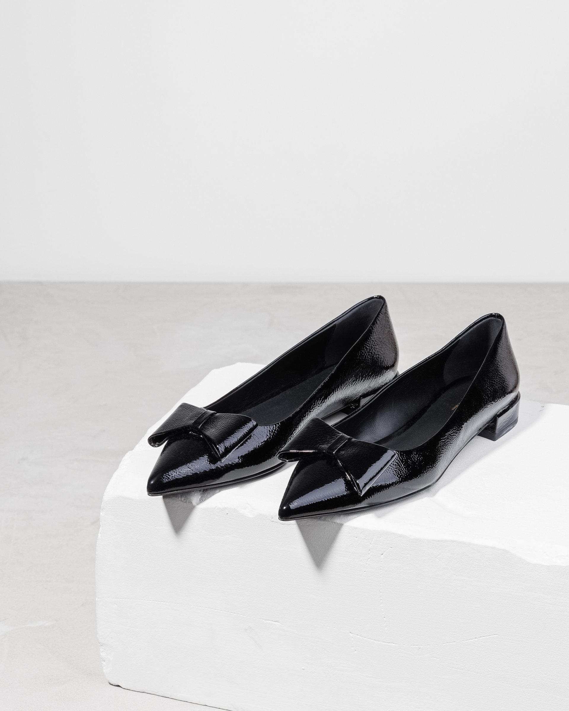 Черные лакированные туфли с бантом - Image 2 of 7