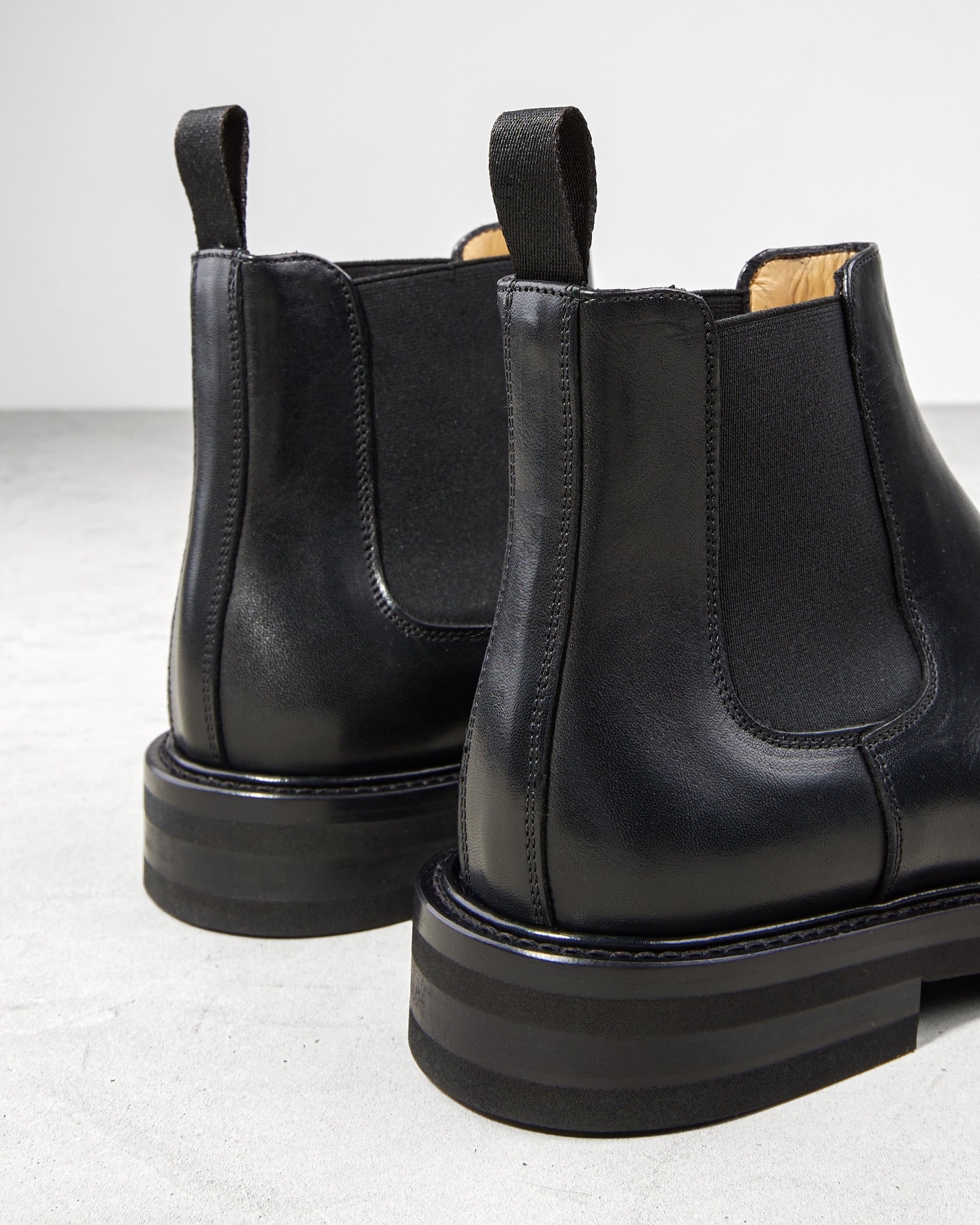 Черные кожаные ботинки челси - Image 4 of 5