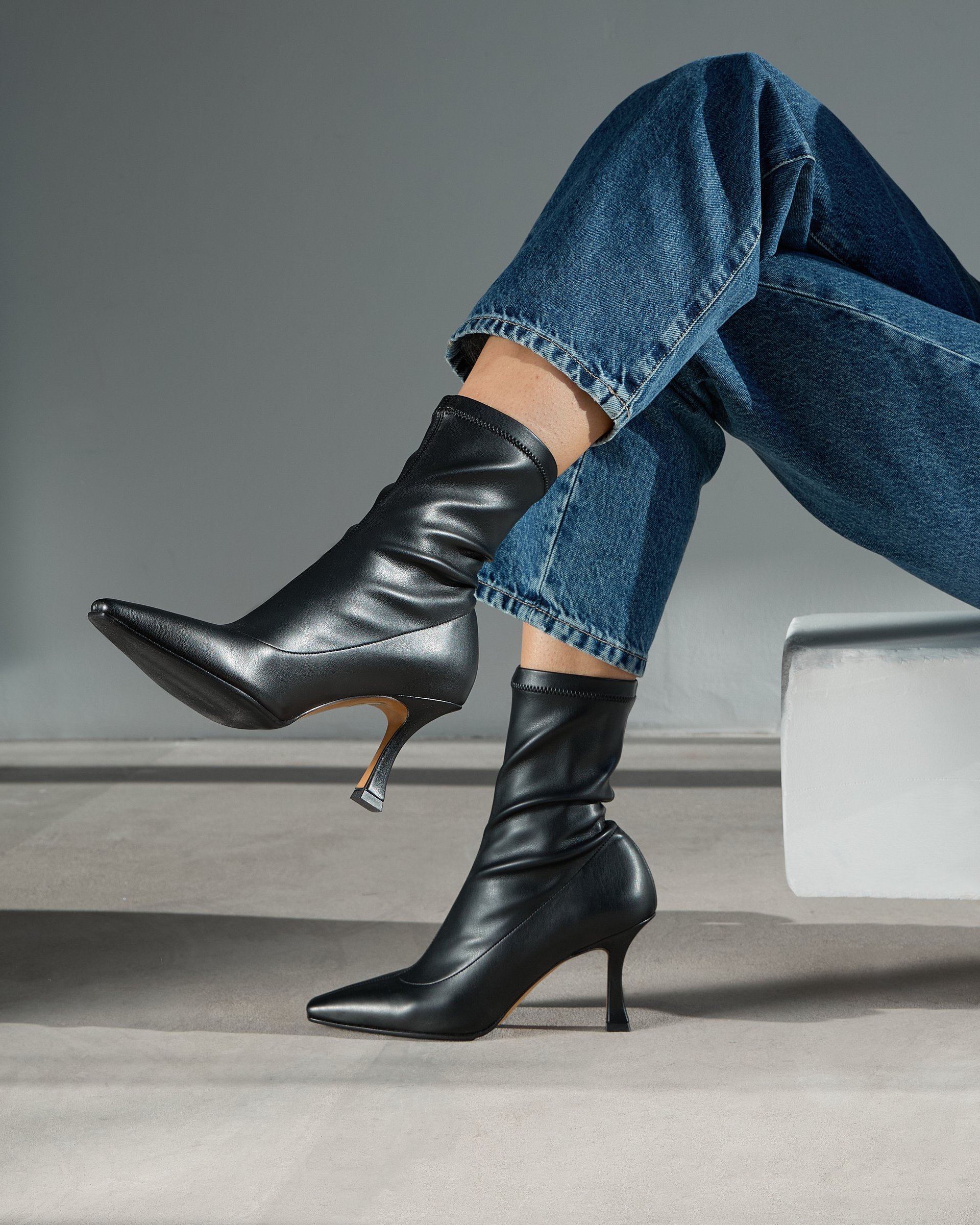 Черные ботильоны на шпильке - Image 4 of 6