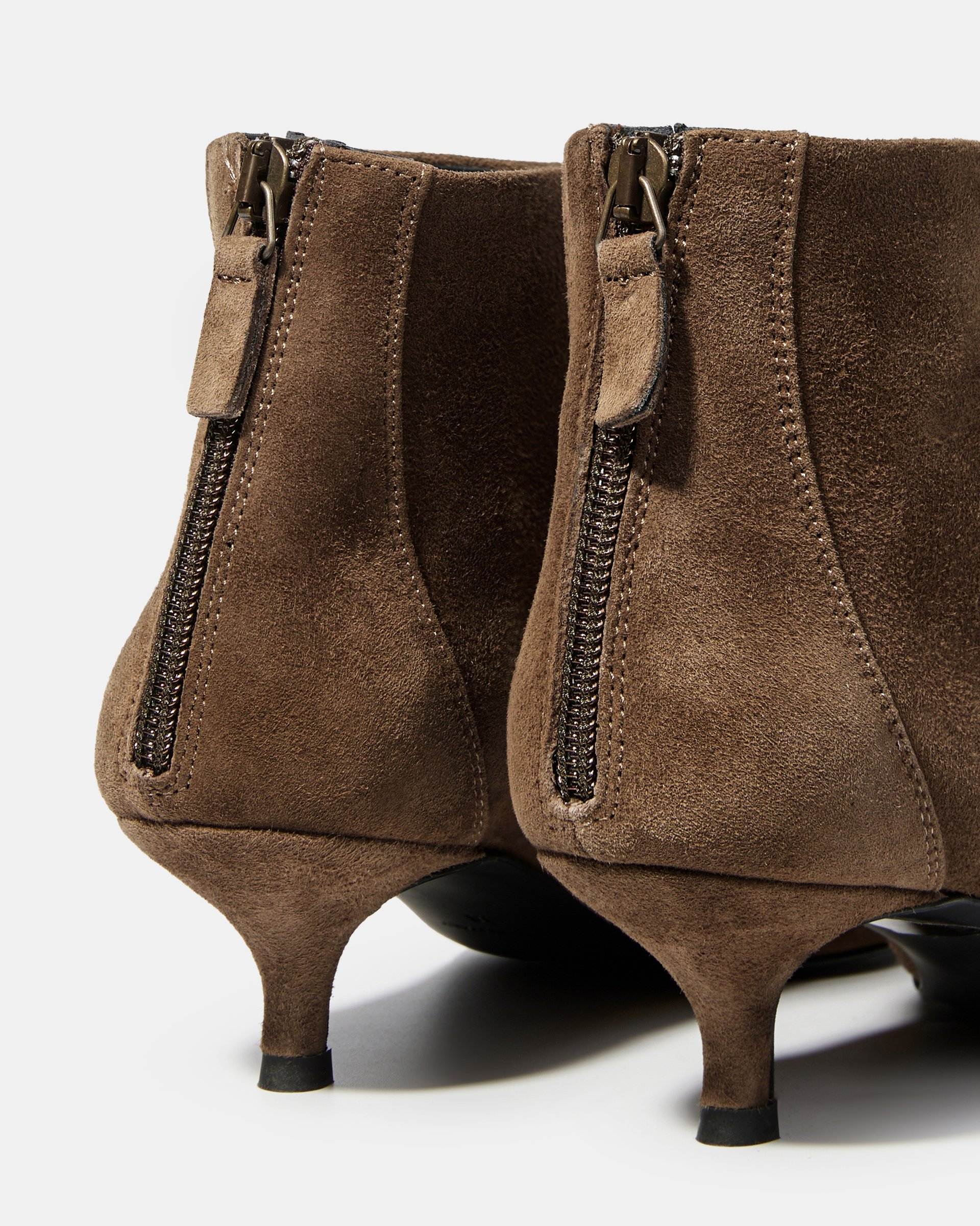 Коричневые замшевые ботильоны - Image 5 of 5