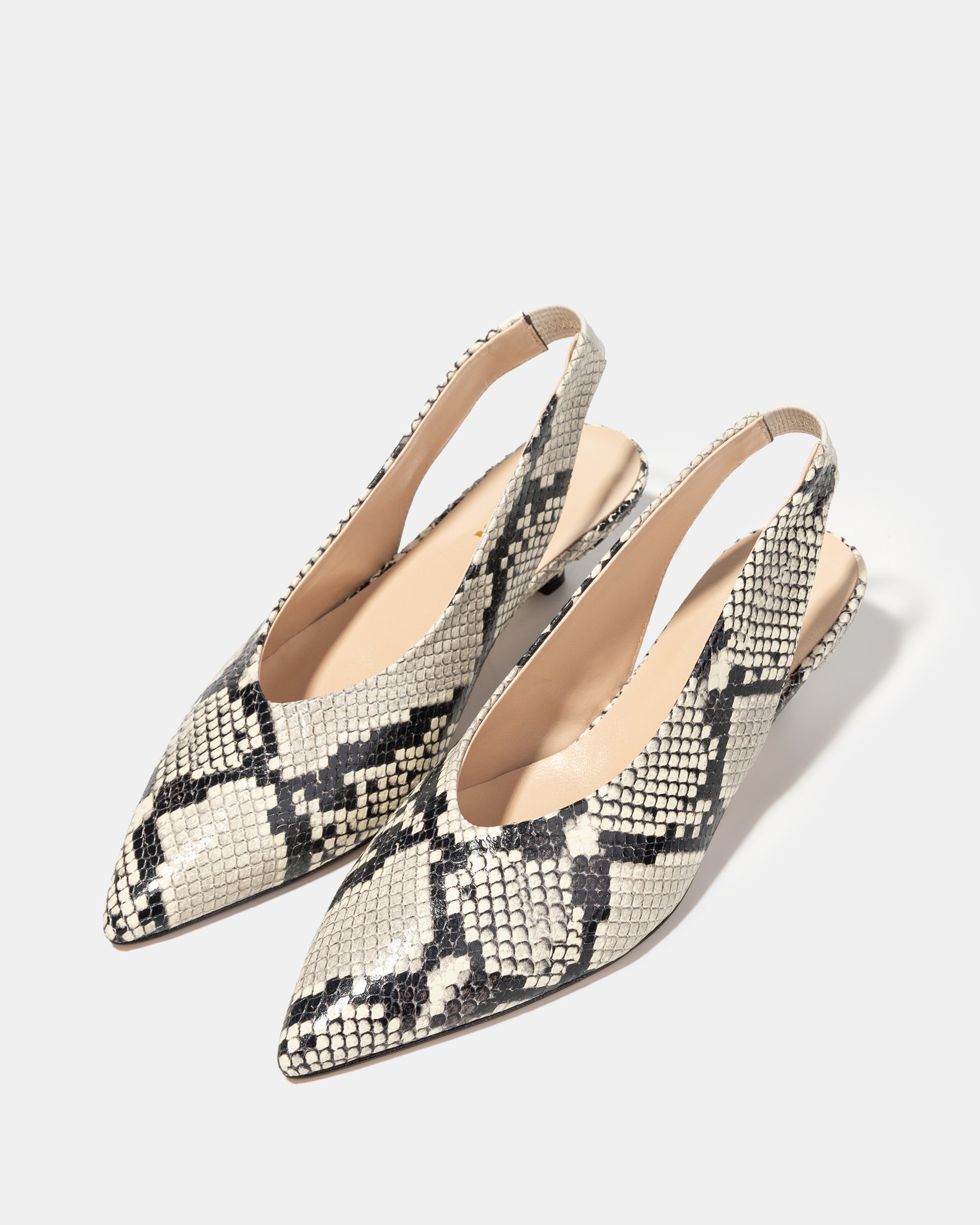 Кожаные туфли с принтом питона - Image 2 of 4