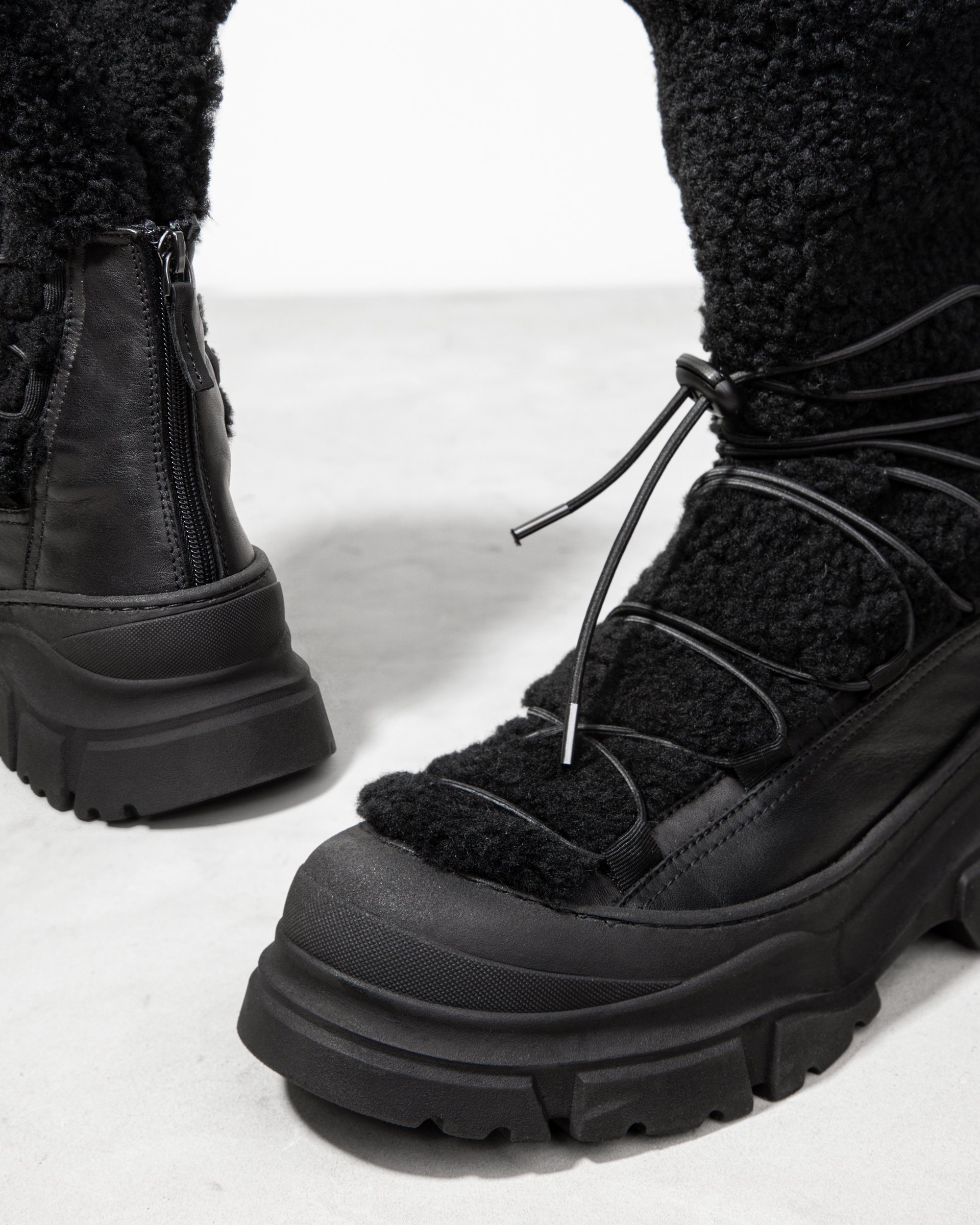 Черные ботинки из натуральной кожи - Image 4 of 4