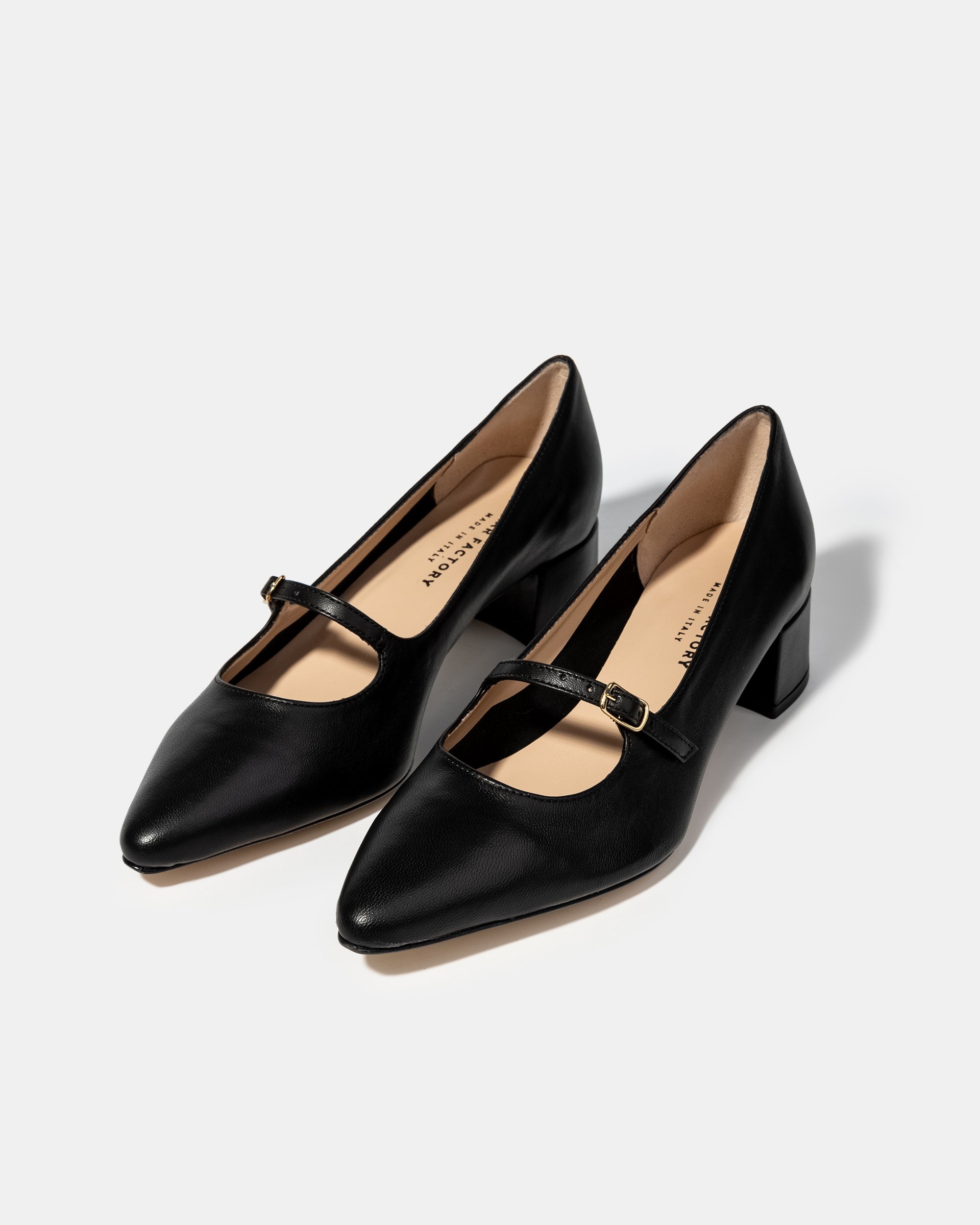 Черные кожаные туфли на каблуке - Image 2 of 4