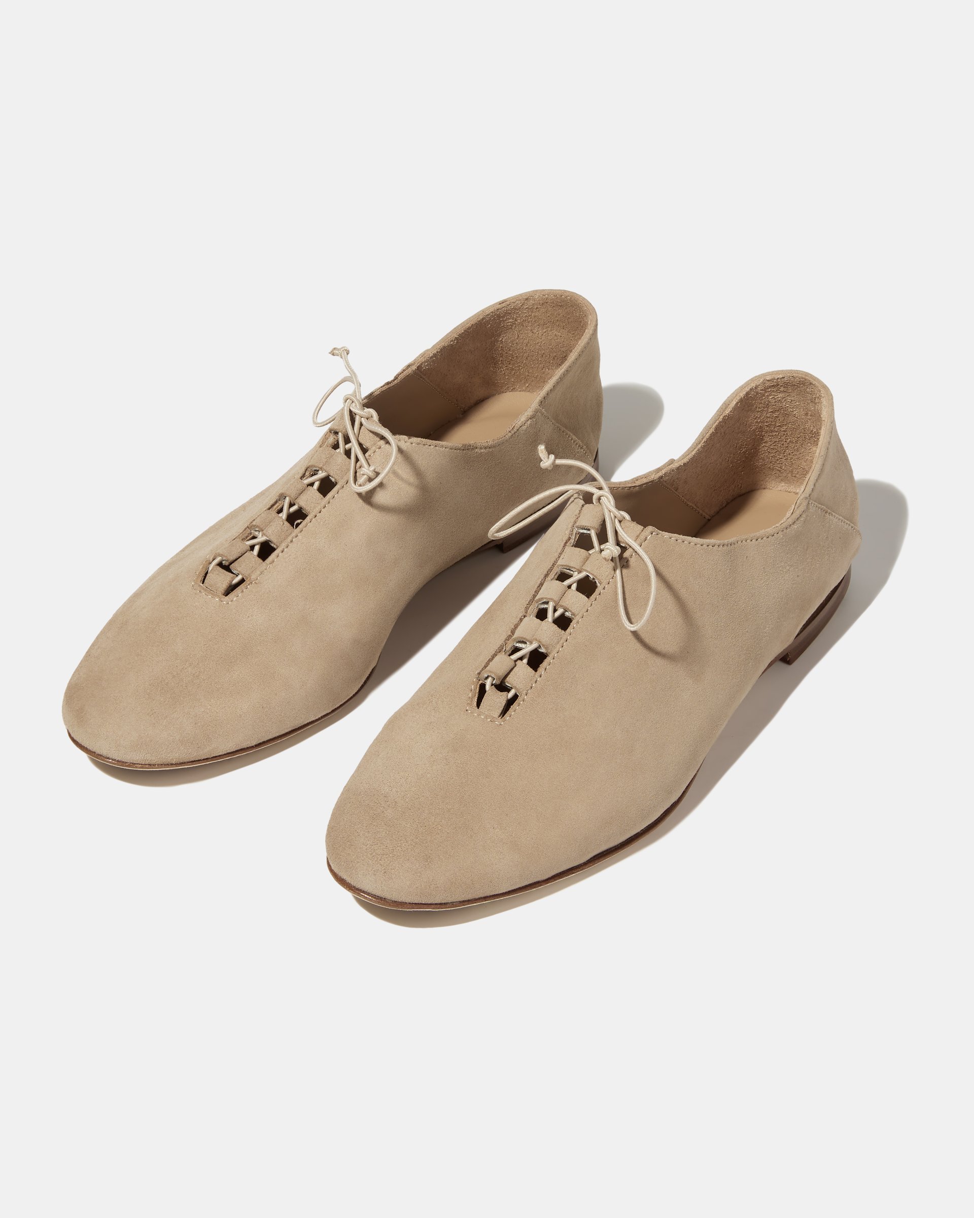 Бежевые замшевые туфли - Image 2 of 4