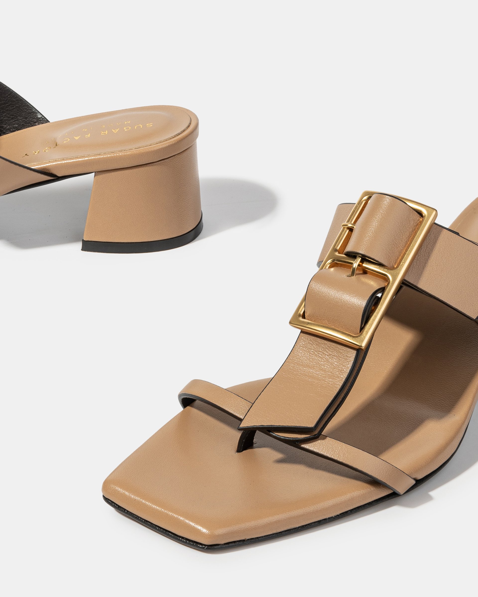 Бежевые мюли из натуральной кожи - Image 4 of 4