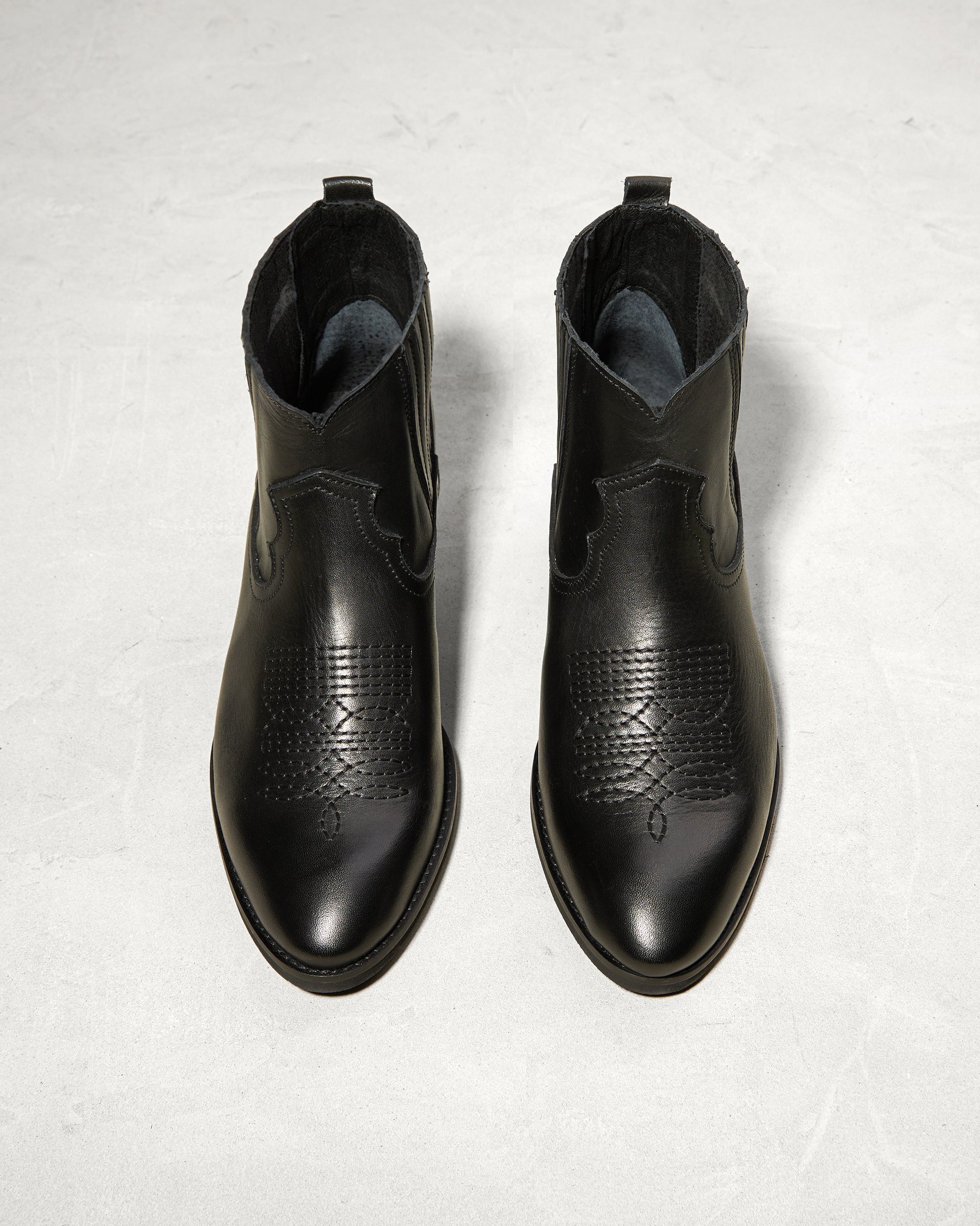 Черные кожаные ботинки - Image 2 of 4