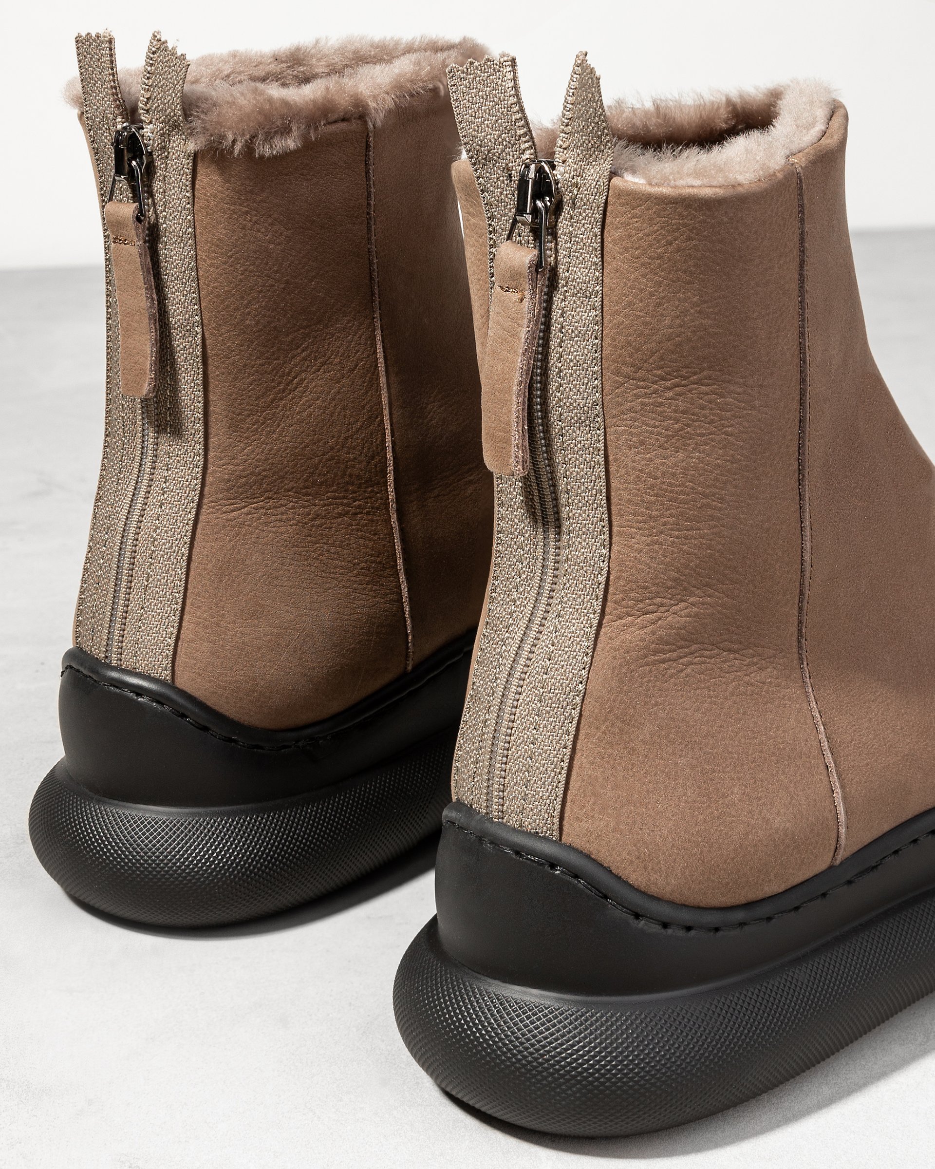 Бежевые зимние ботинки - Image 4 of 4