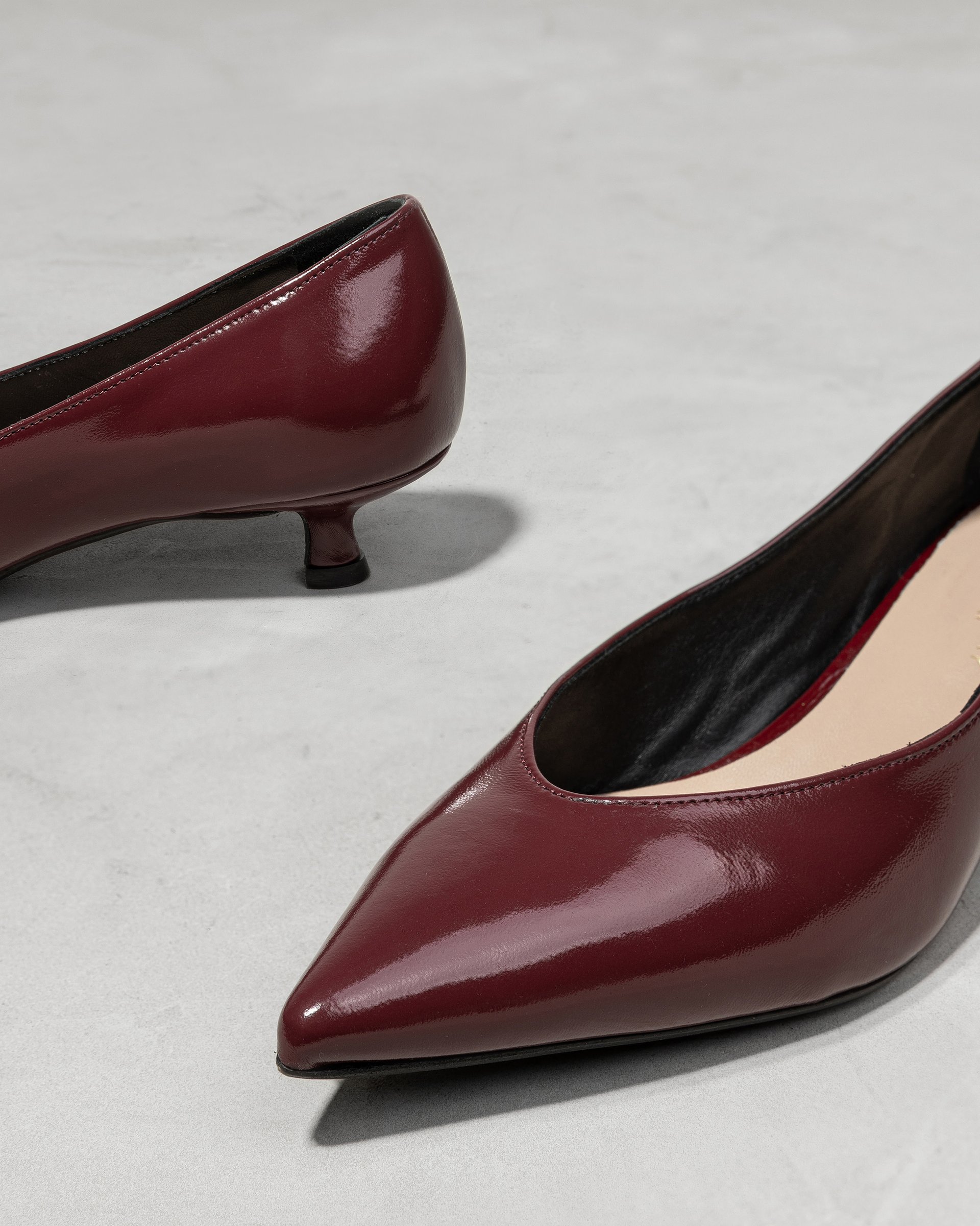 Винные лакированные туфли - Image 4 of 6