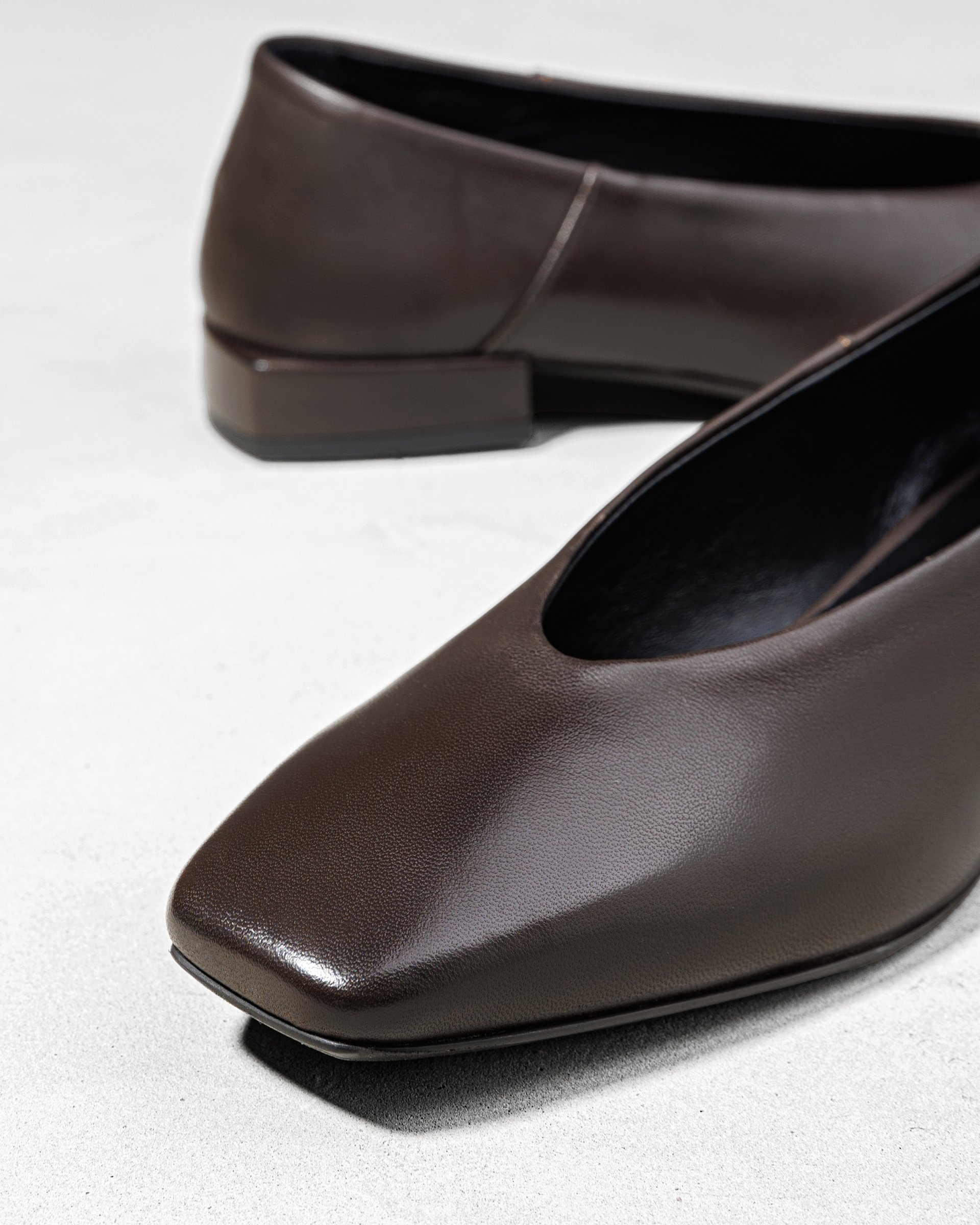 Темно-коричневые кожаные туфли - Image 4 of 7