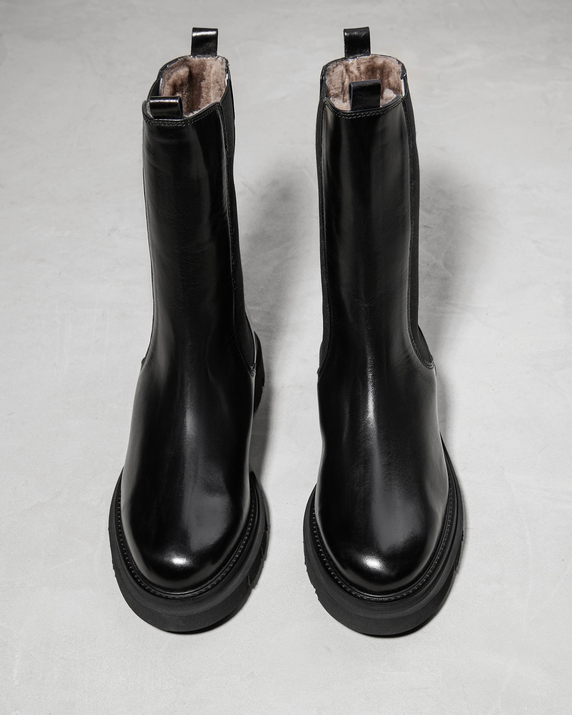 Черные челси с натуральным мехом внутри - Image 3 of 5