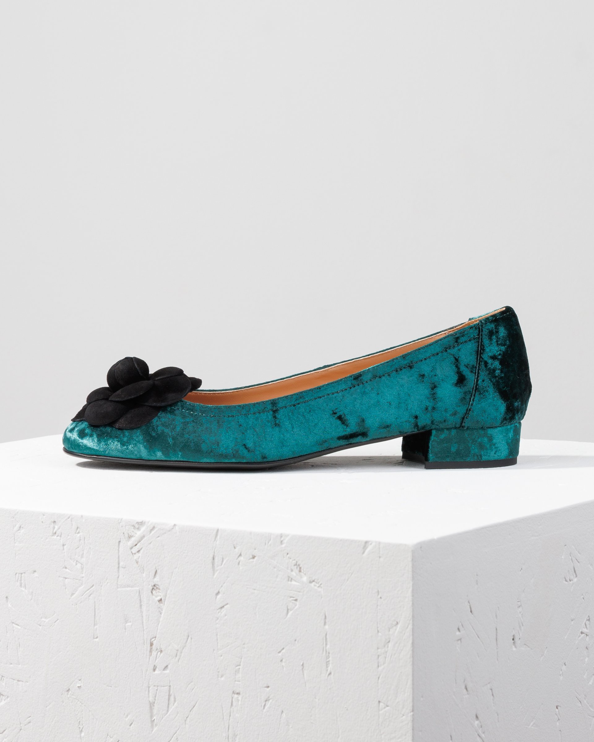 Элегантные зеленые балетки - Main image