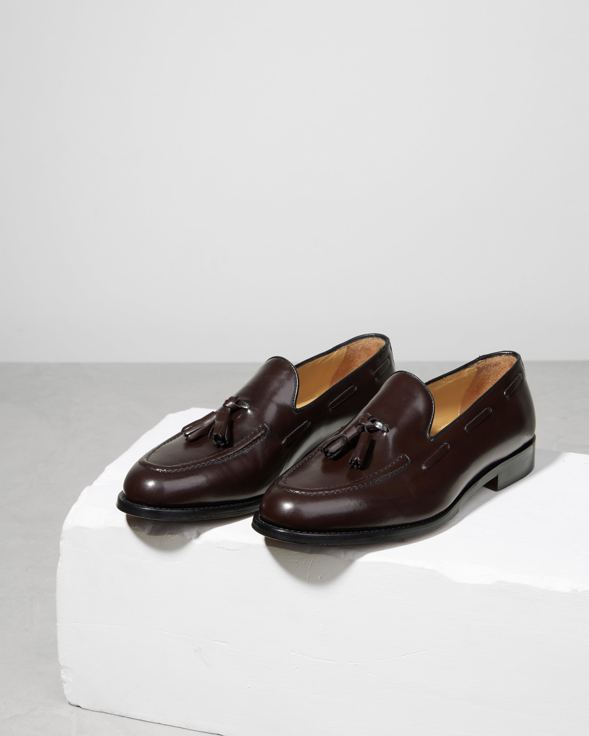 Темно-коричневые кожаные туфли - Image 4 of 5