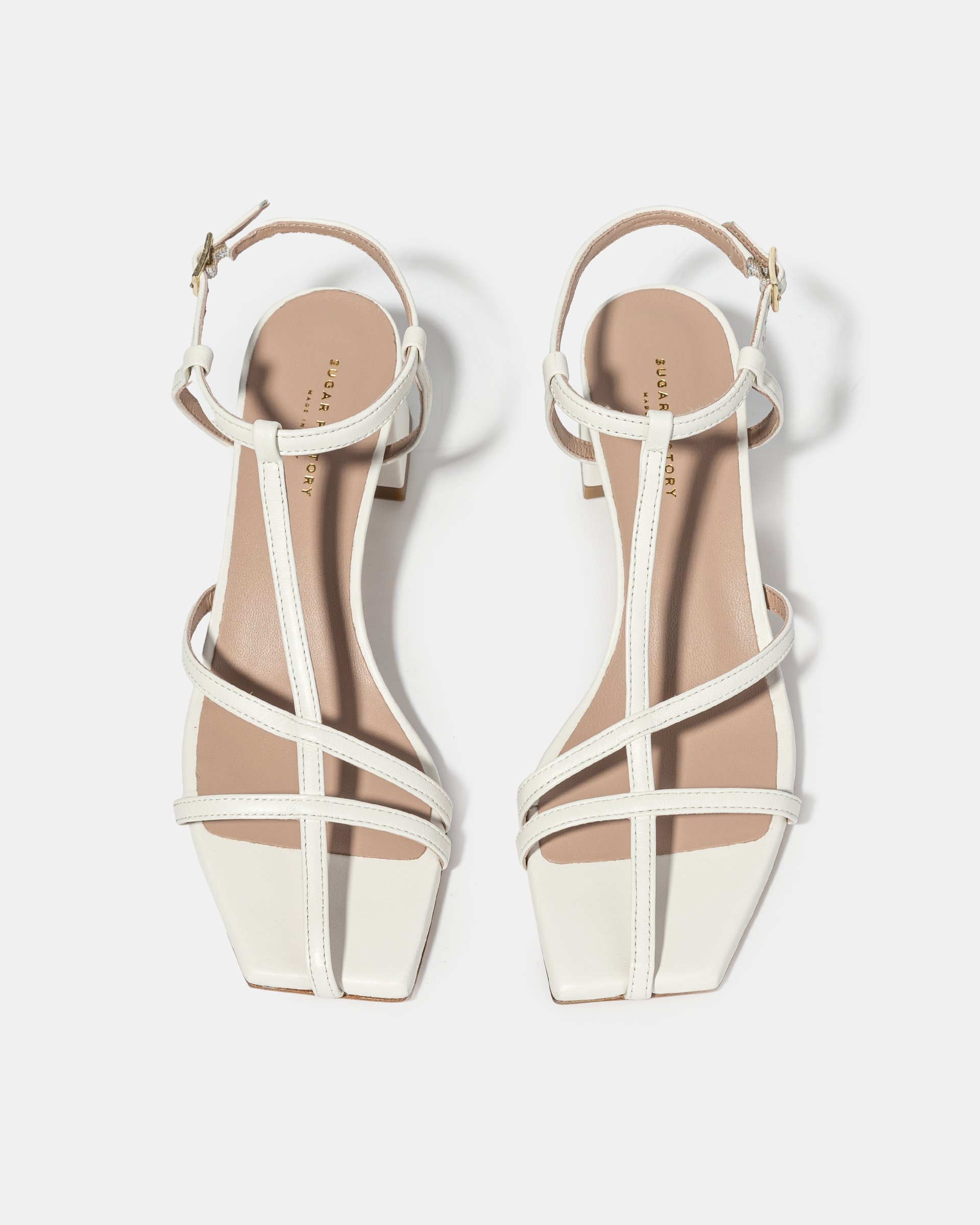 Белые босоножки с ремешками - Image 3 of 4