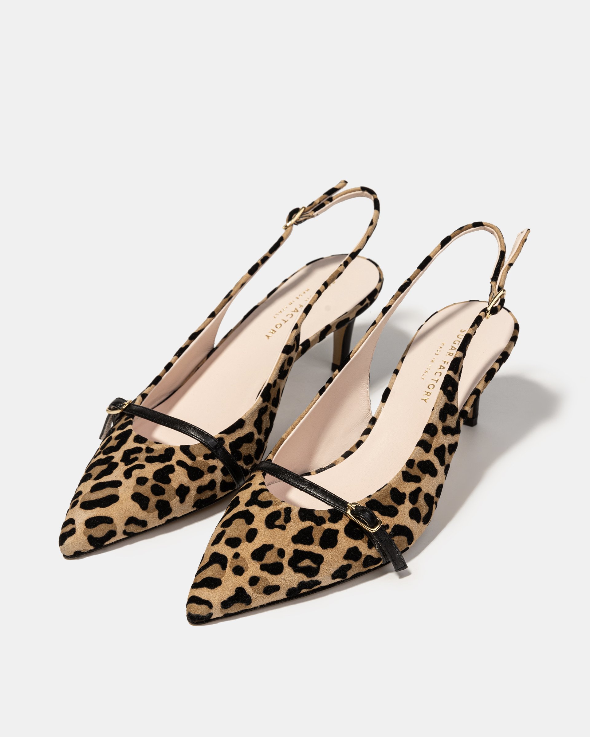 Леопардовые замшевые туфли на шпильке - Image 2 of 5