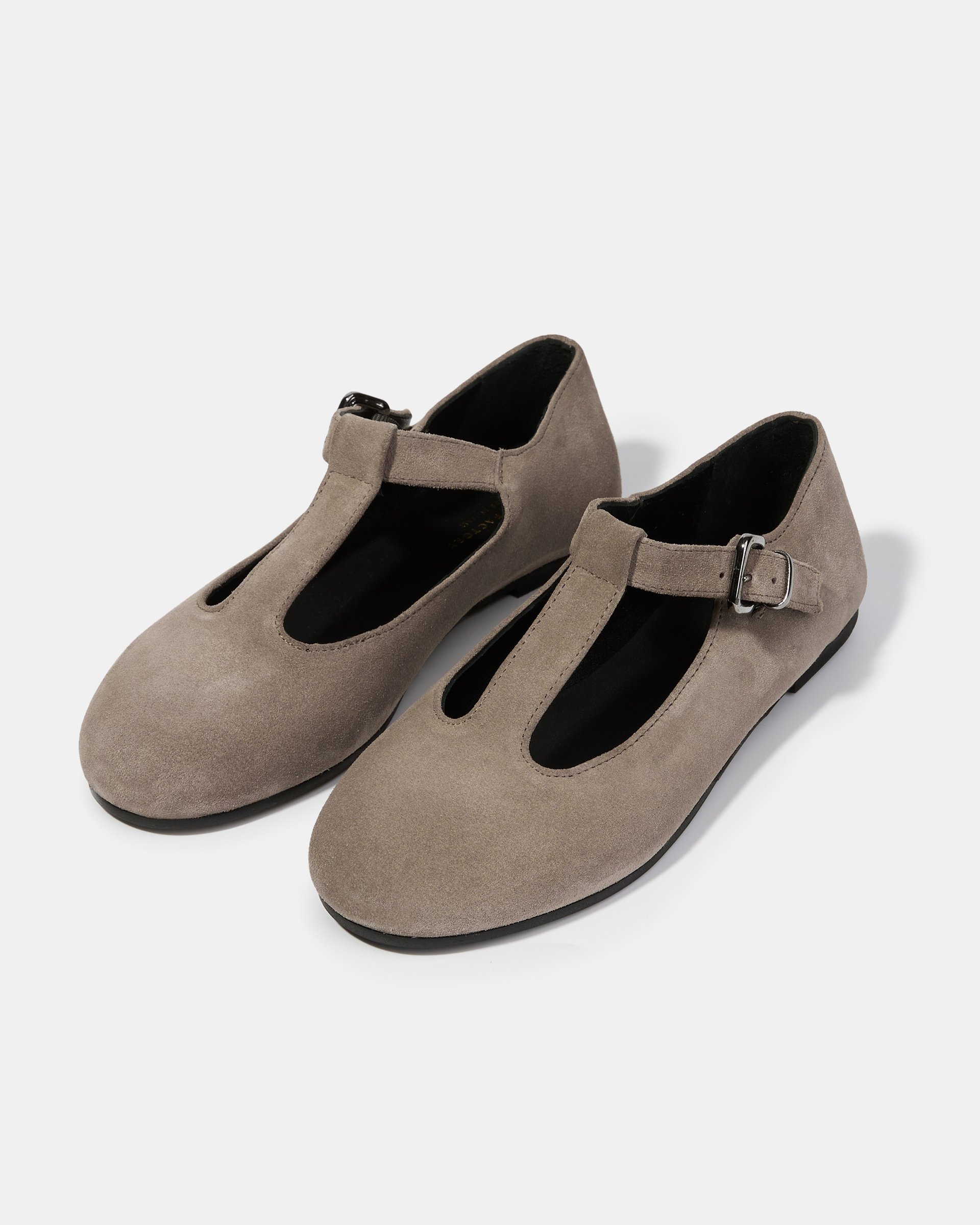 Бежевые балетки из замши - Image 2 of 6