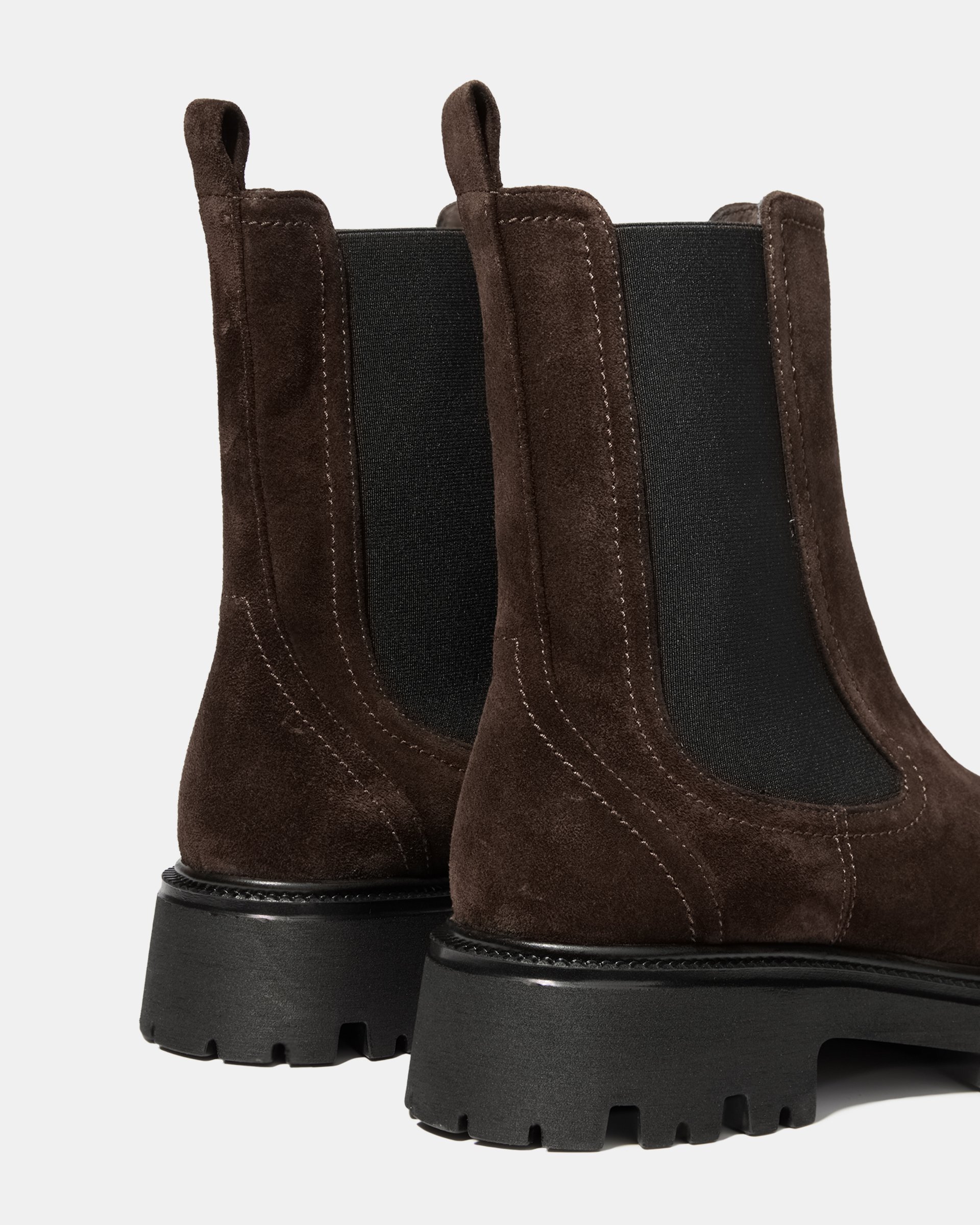 Темно-коричневые замшевые ботинки - Image 4 of 4