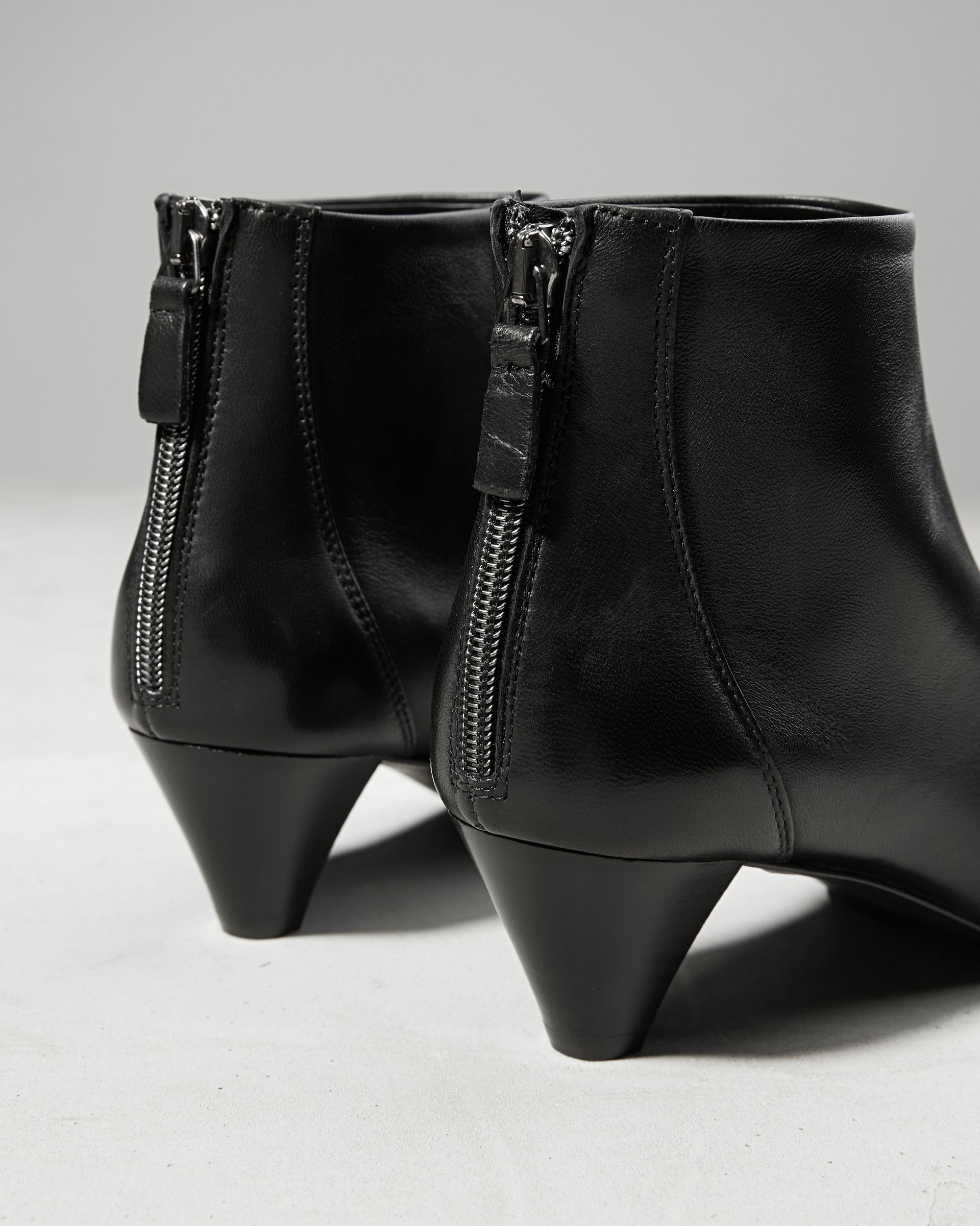 Черные ботильоны из натуральной кожи - Image 3 of 6