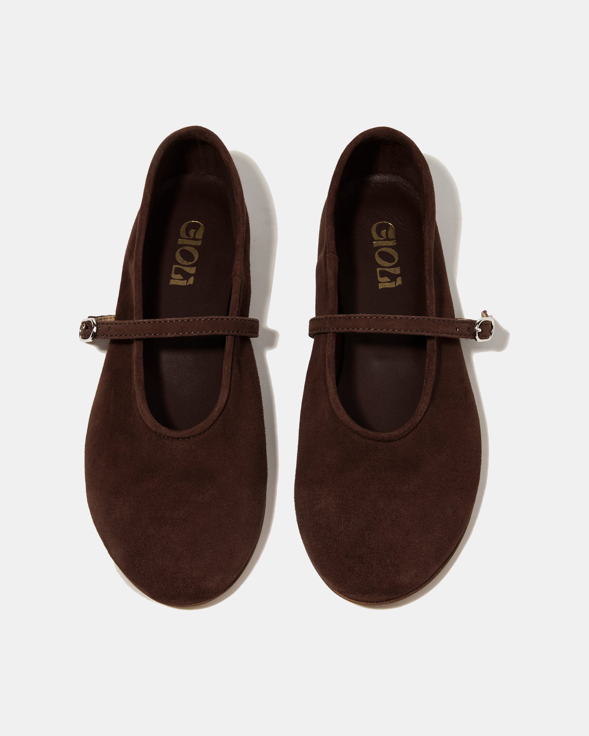 Темно-коричневые замшевые балетки - Image 3 of 4