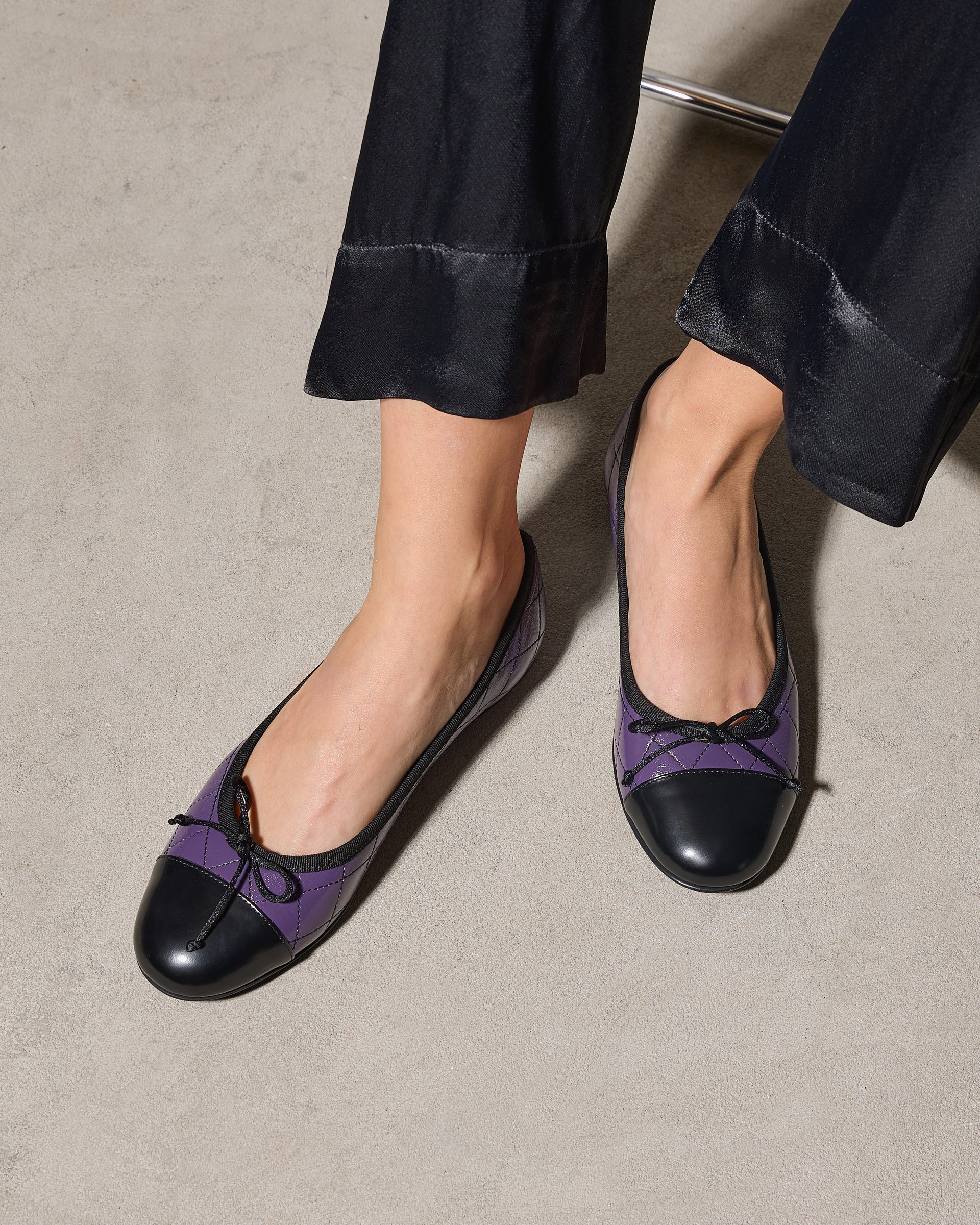Фиолетовые балетки из натуральной кожи - Image 6 of 6