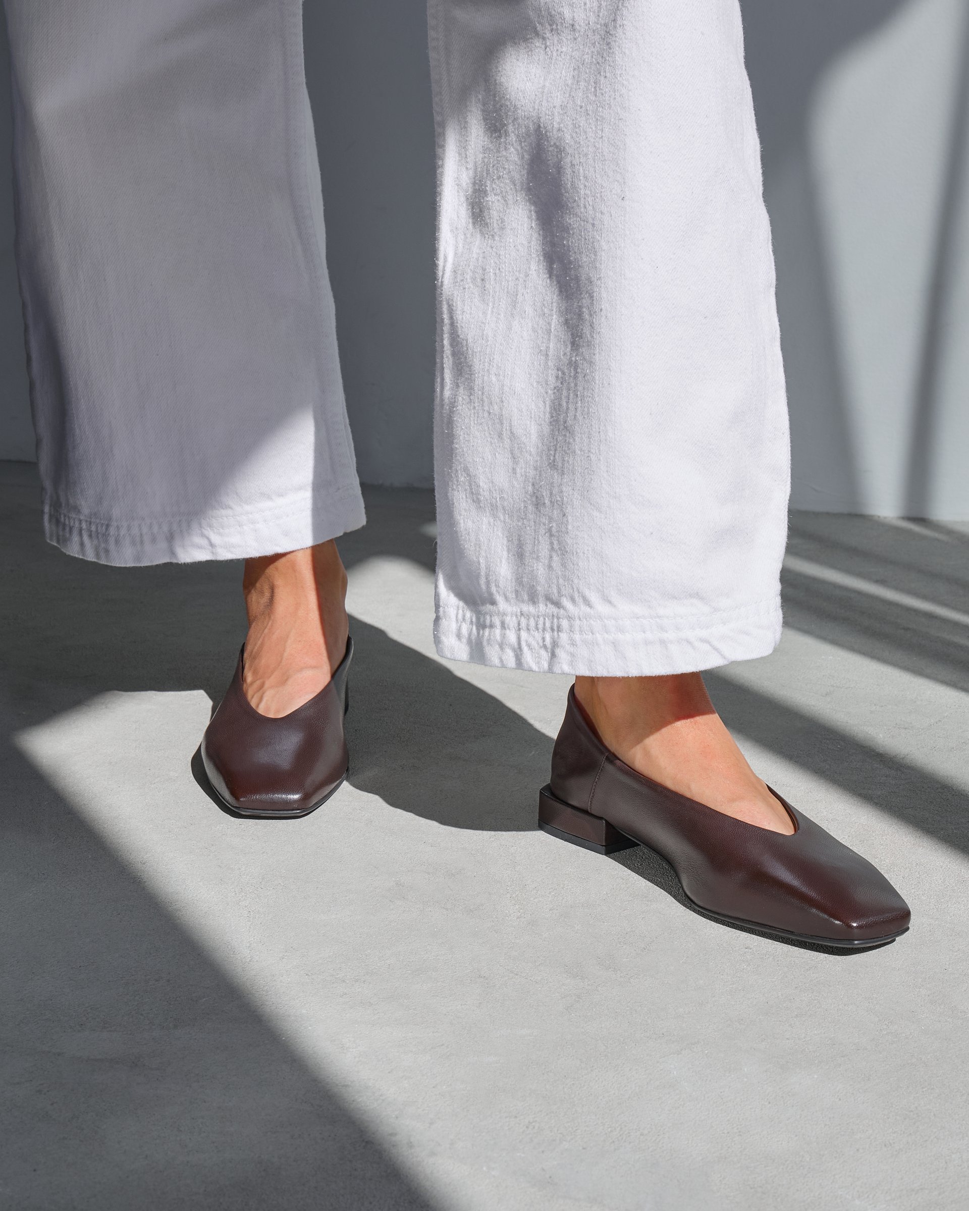 Темно-коричневые кожаные туфли - Image 5 of 7