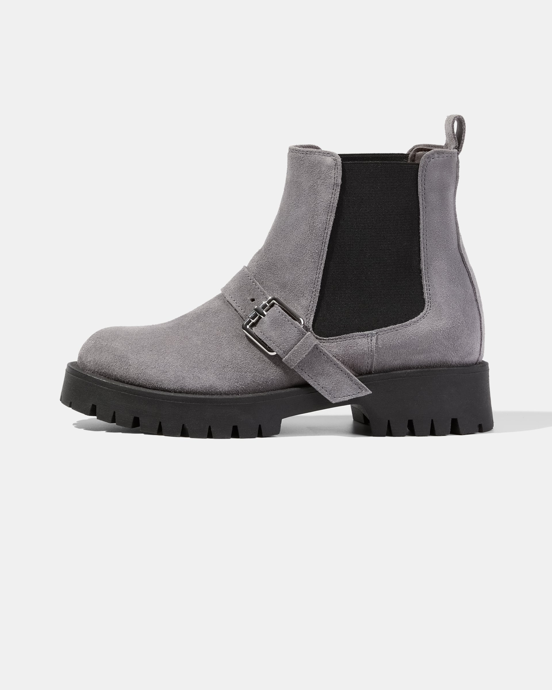 Серые замшевые челси - Main image