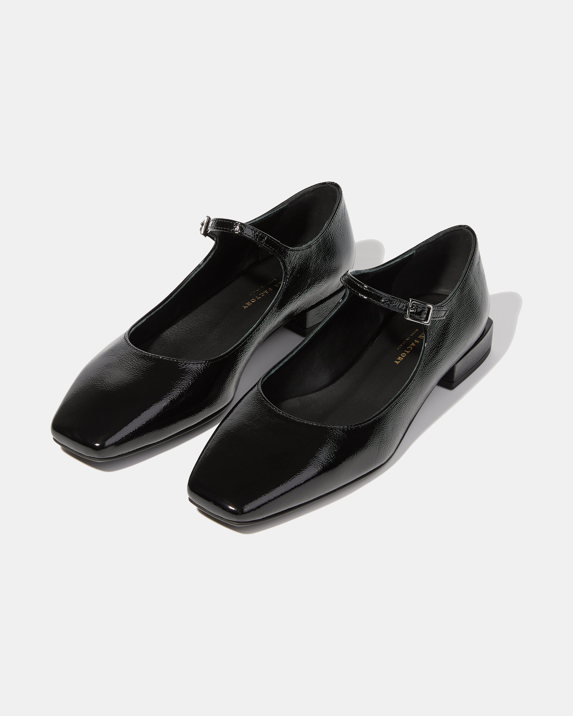 Черные кожаные туфли на ремешке - Image 2 of 5