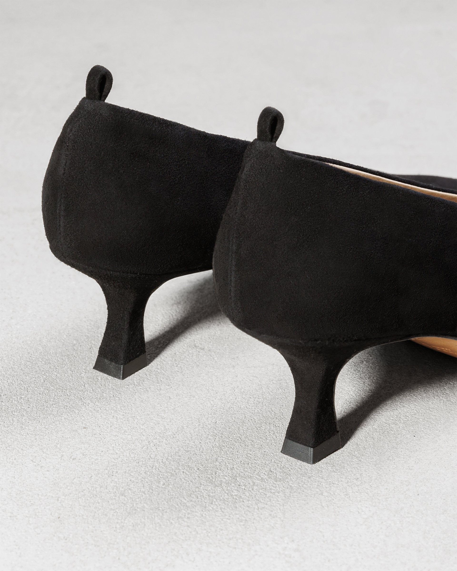 Черные замшевые туфли на каблуке - Image 4 of 5