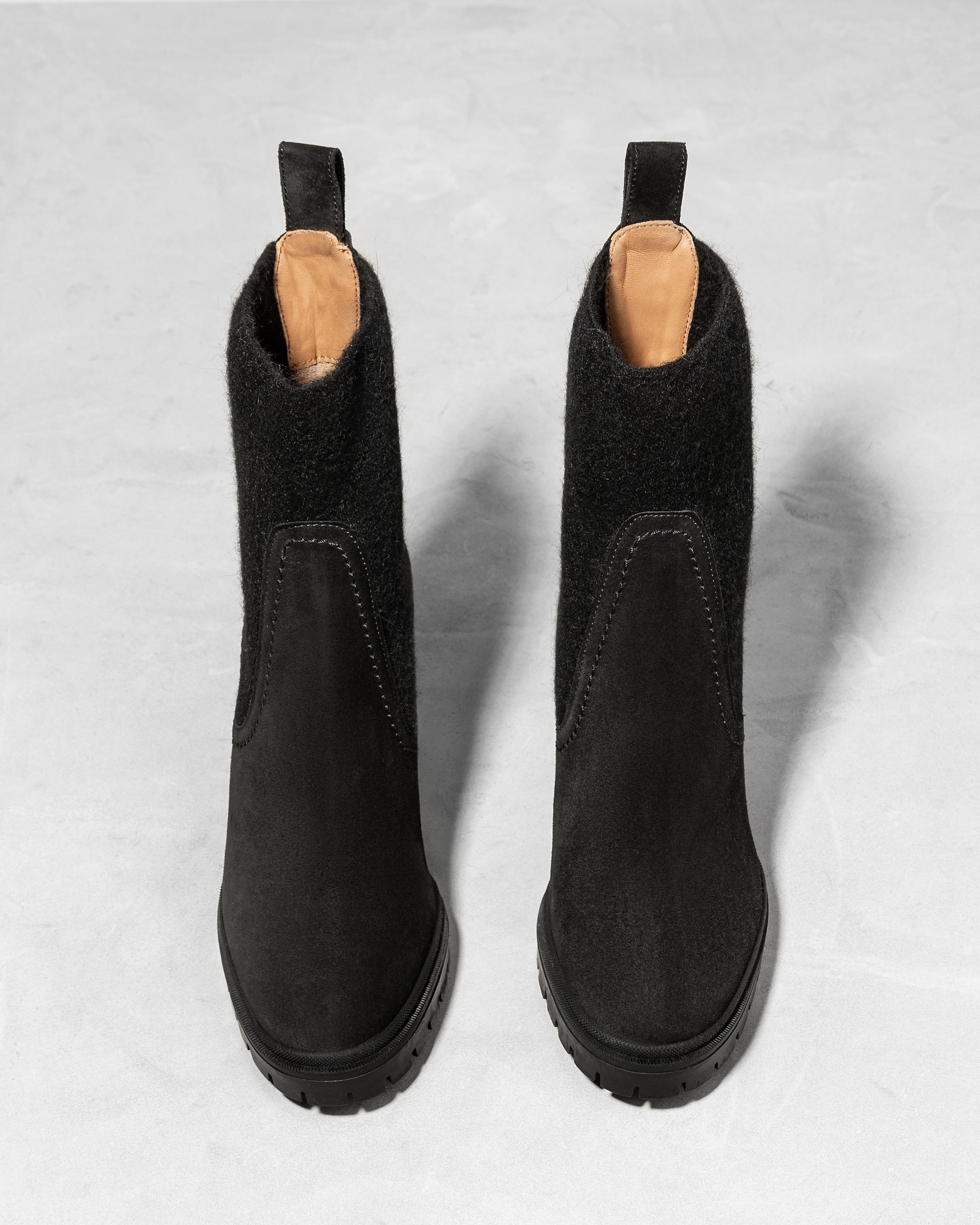 Черные ботинки из замши - Image 2 of 5