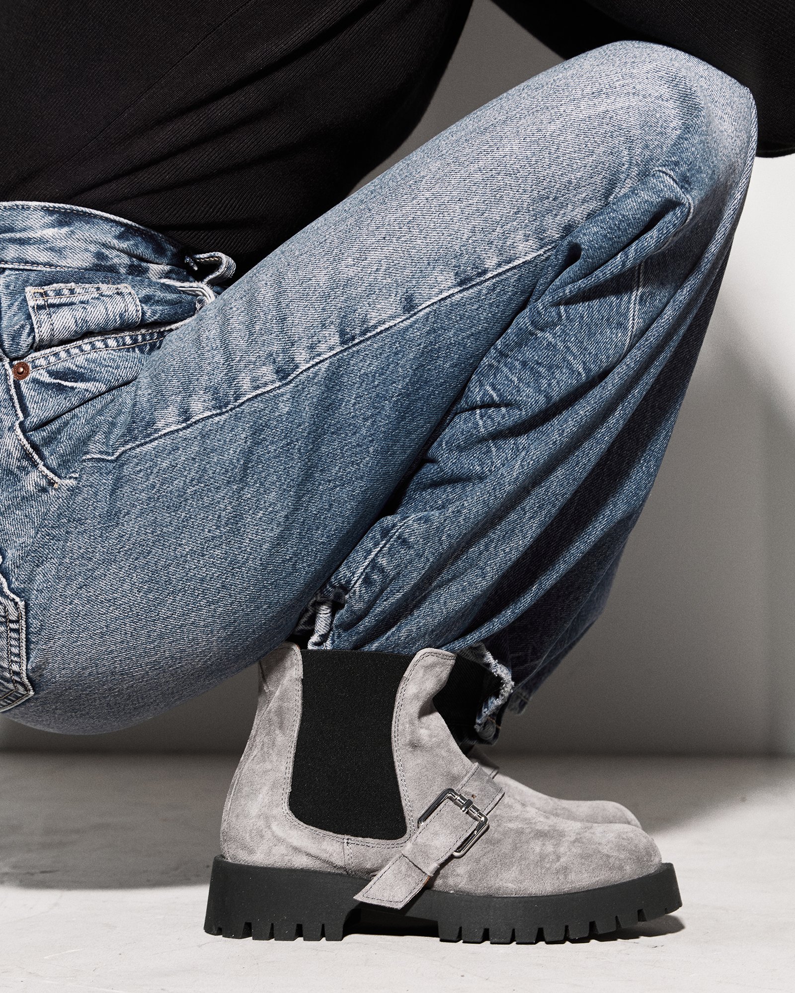 Серые замшевые челси - Image 5 of 5