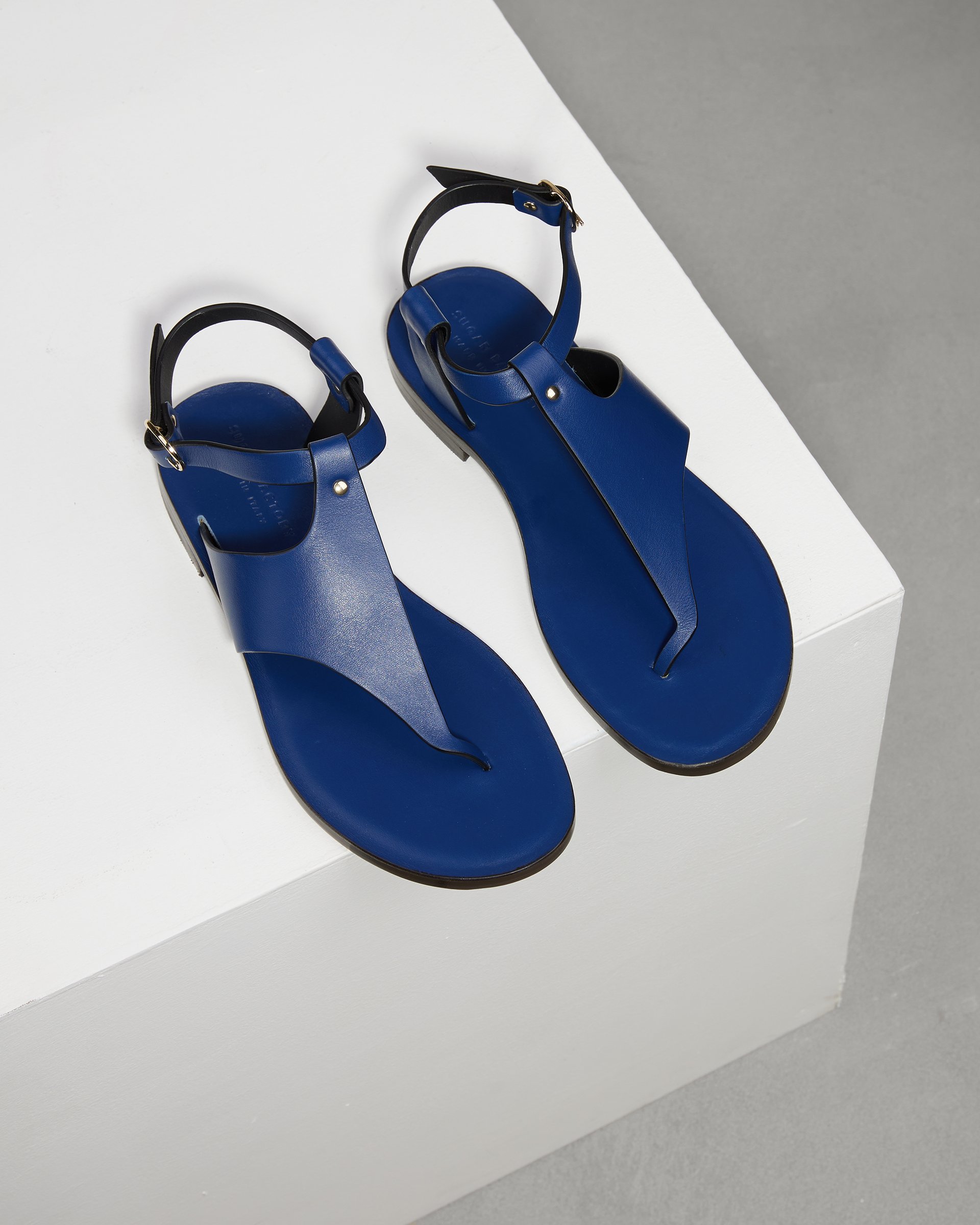Синие кожаные сандалии - Image 2 of 6