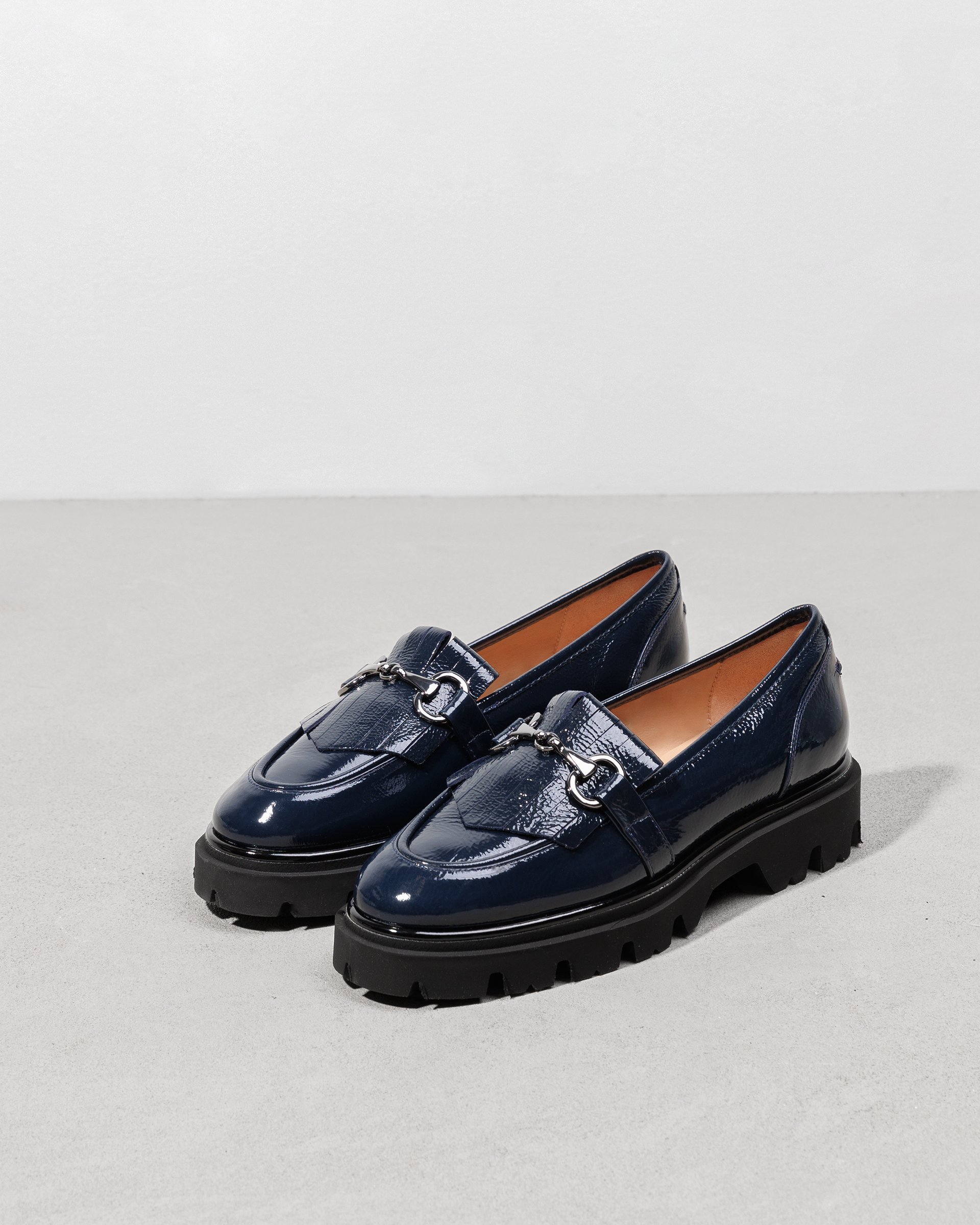 Темно-синие лакированные лоферы - Image 2 of 4