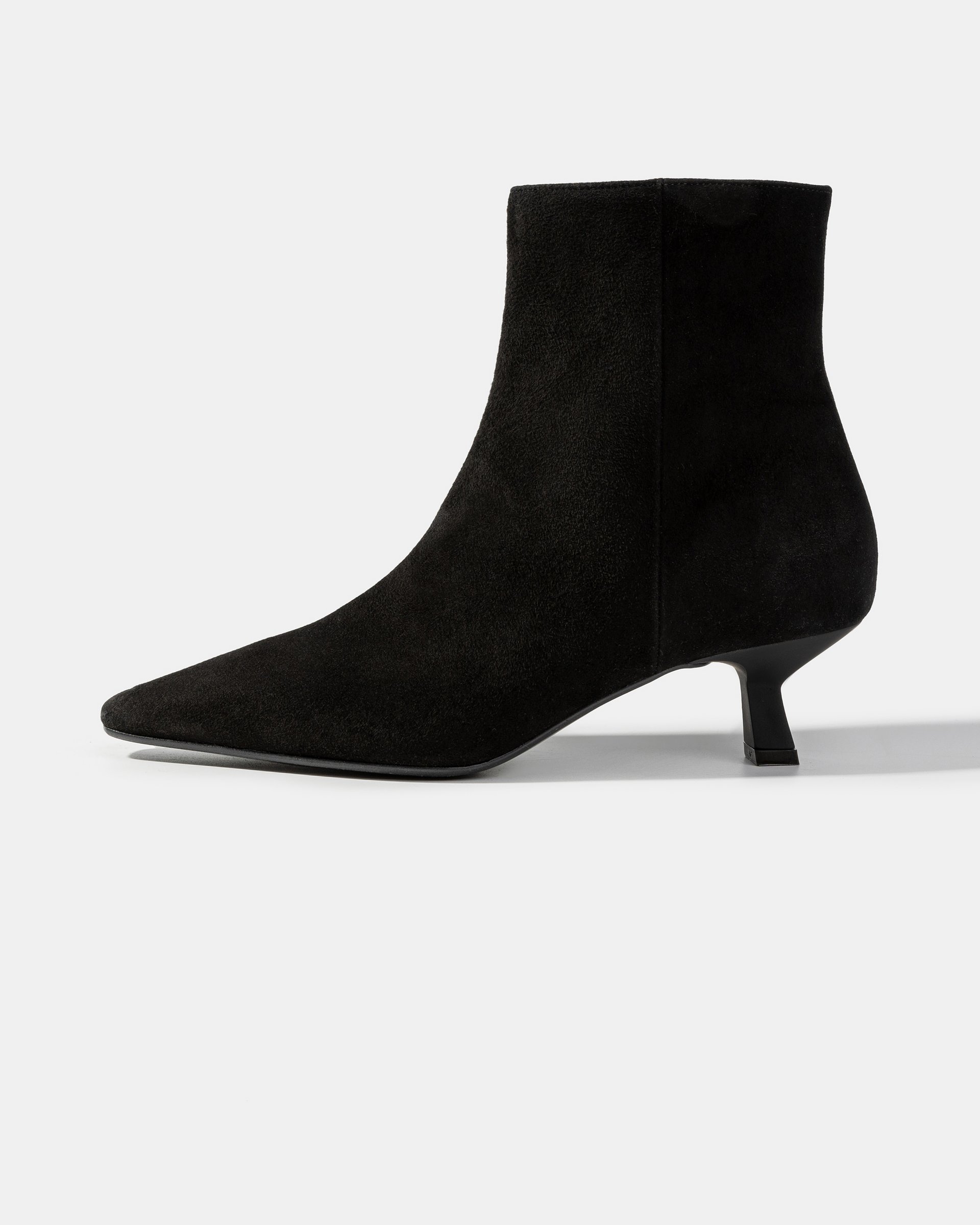 Черные замшевые ботильоны - Main image