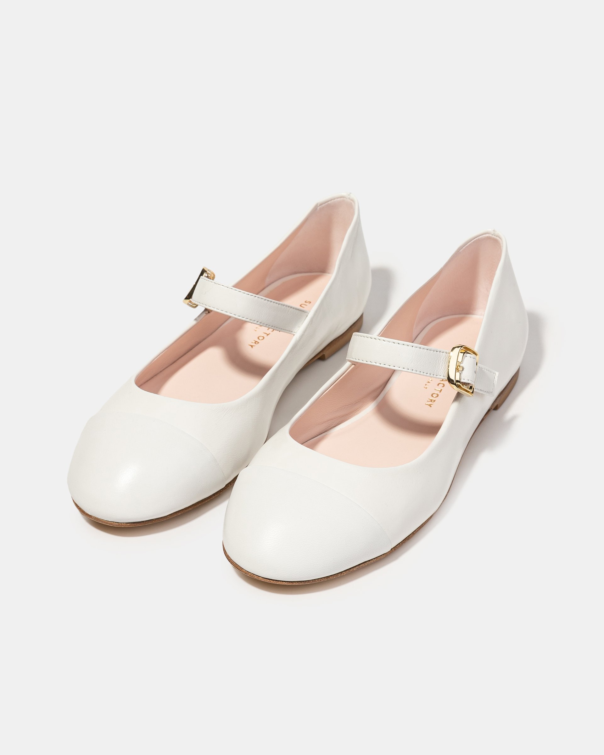 Белые балетки из лакированной кожи - Image 2 of 4