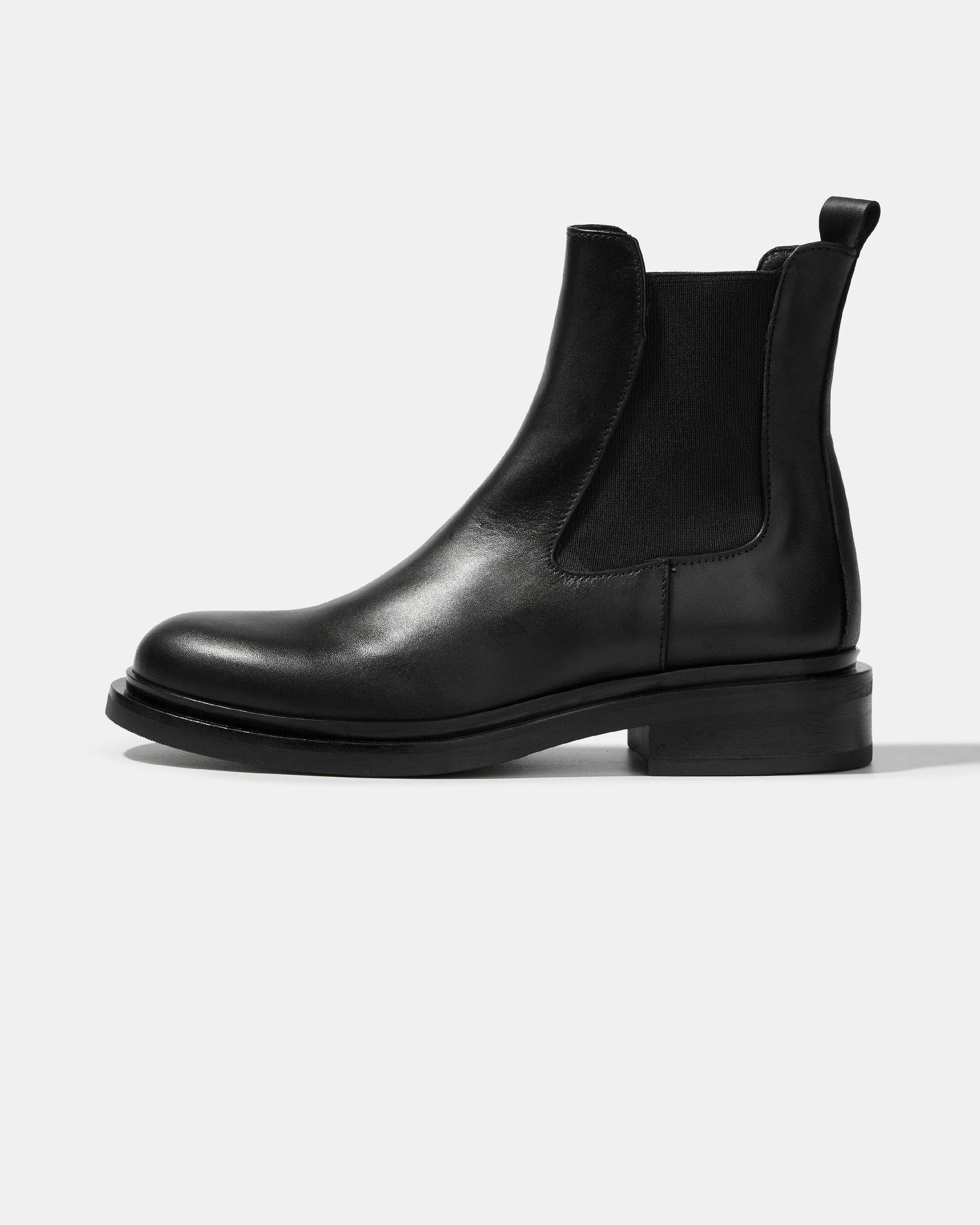 Черные кожаные ботинки-челси - Main image