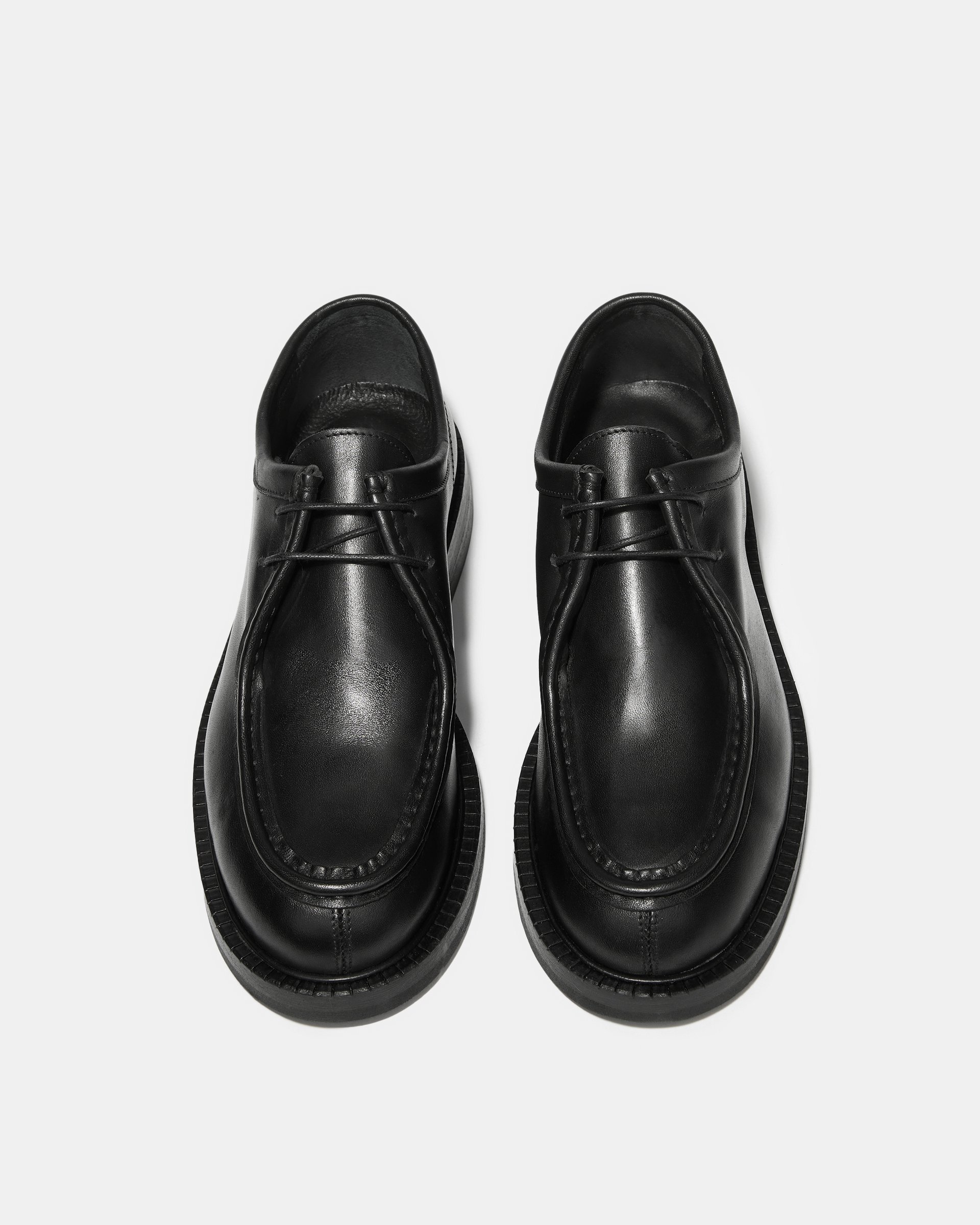 Черные полуботинки из натуральной кожи - Image 3 of 5