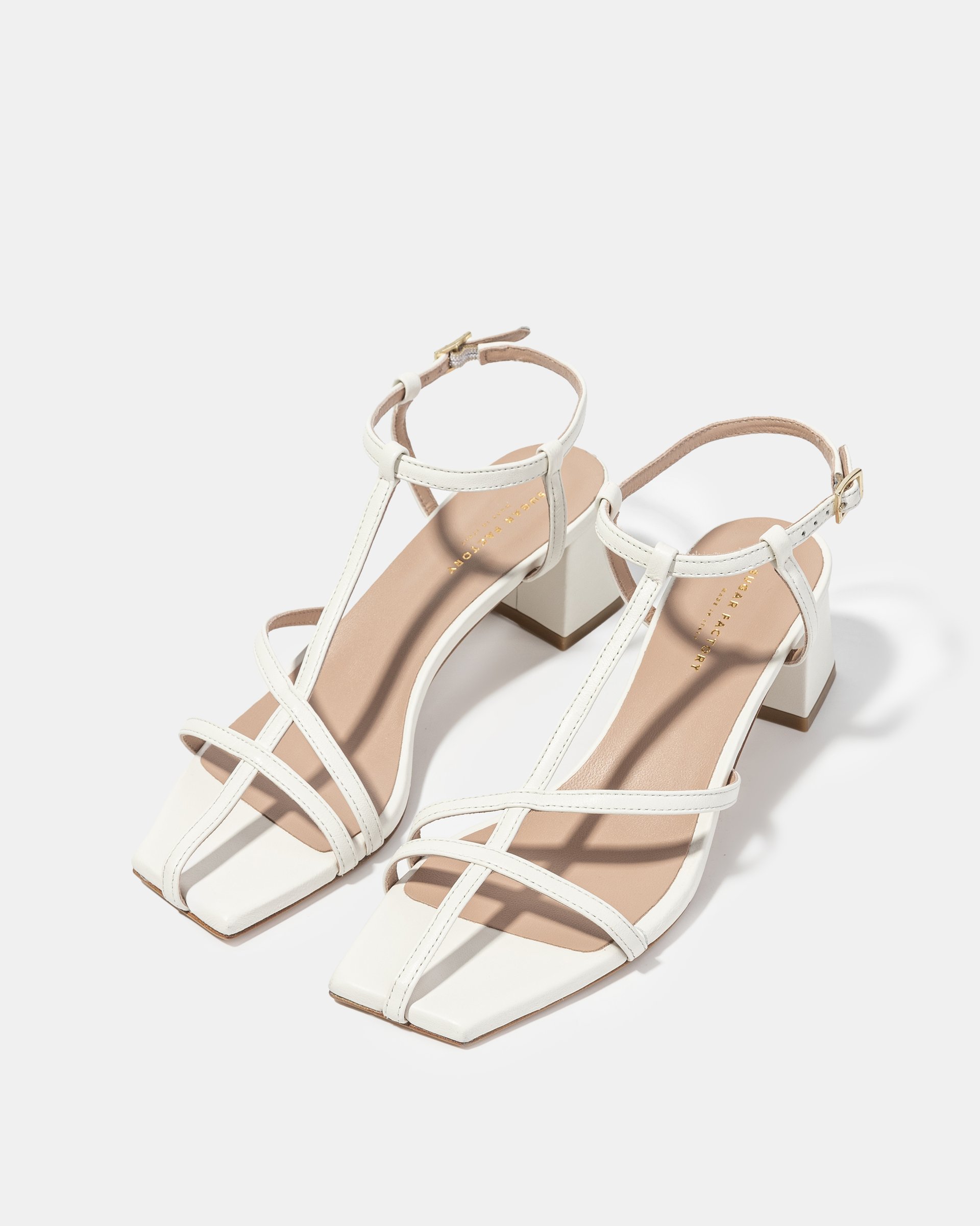 Белые босоножки с ремешками - Image 2 of 4