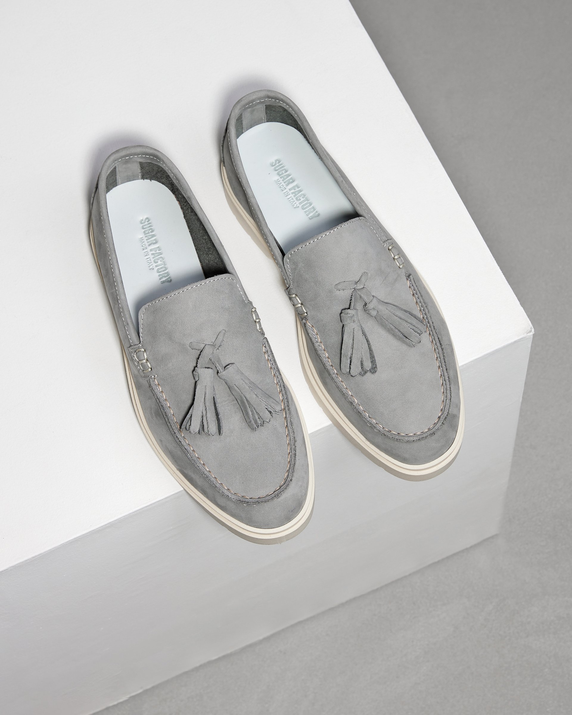 Серые лоферы из нубука - Image 2 of 6