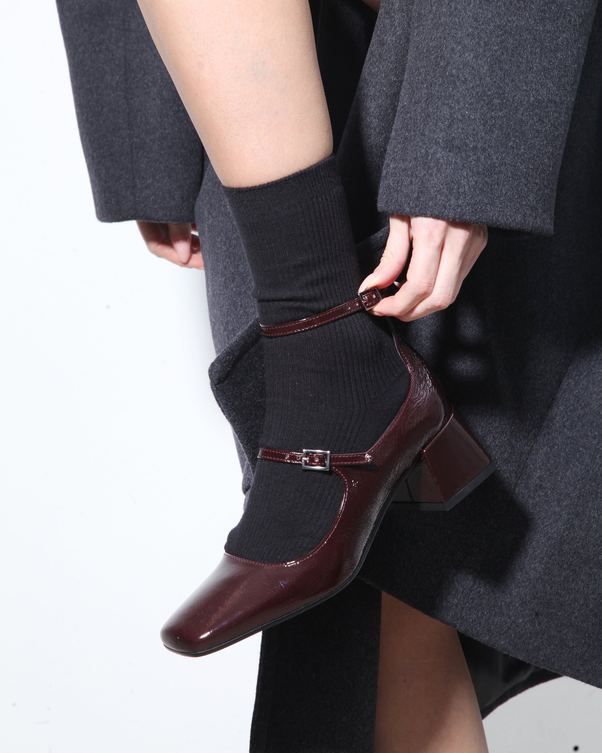 Туфли из лакированной кожи темно-бордового цвета - Image 7 of 7