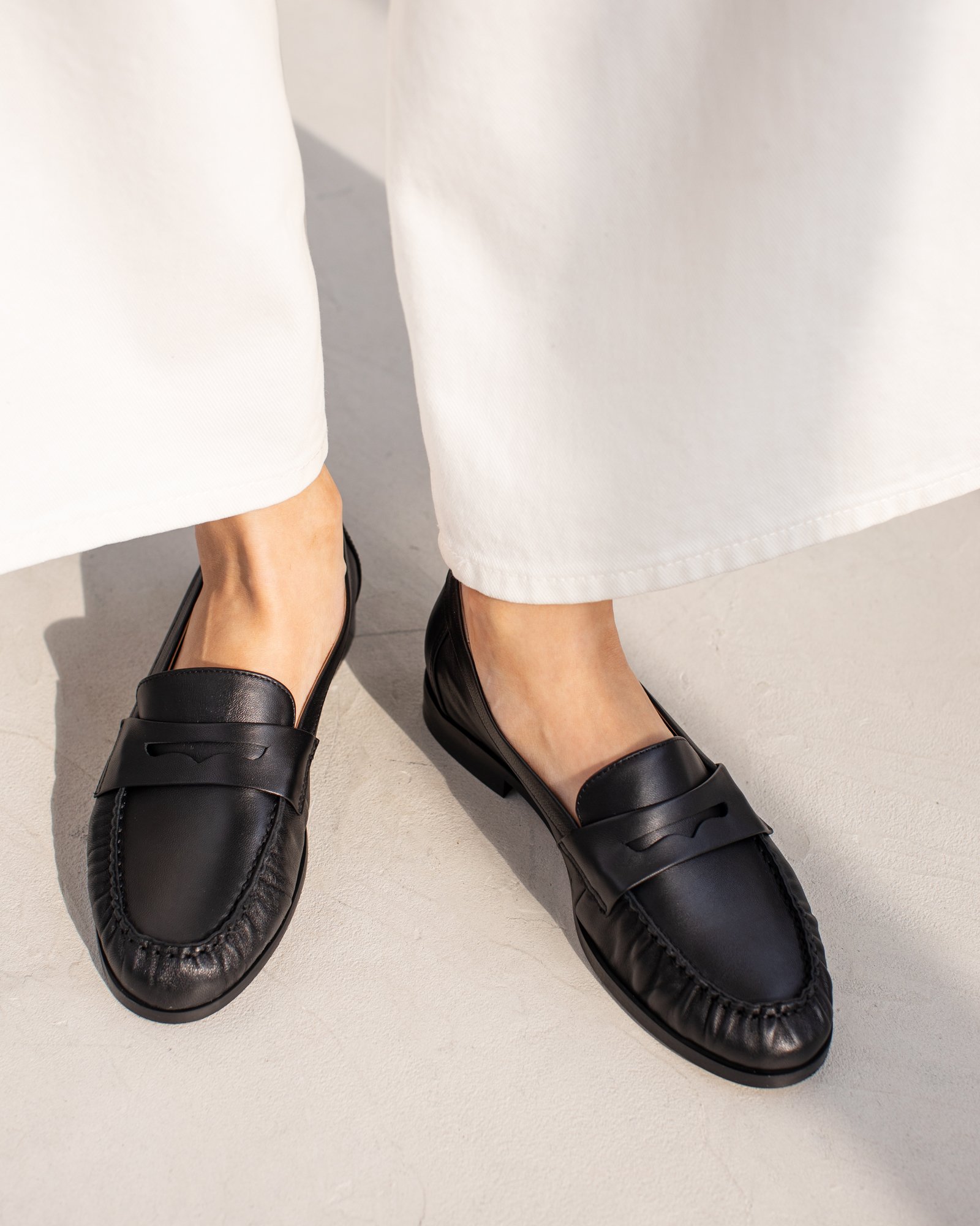 Черные кожаные лоферы - Image 5 of 5