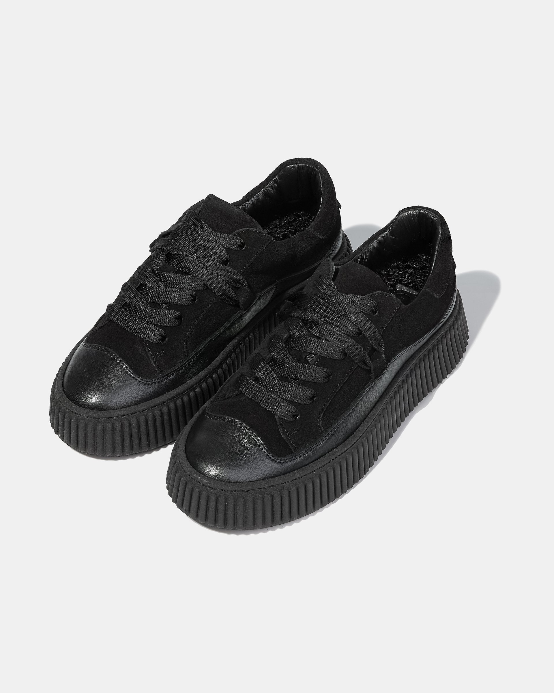 Черные кожаные кроссовки - Image 2 of 4