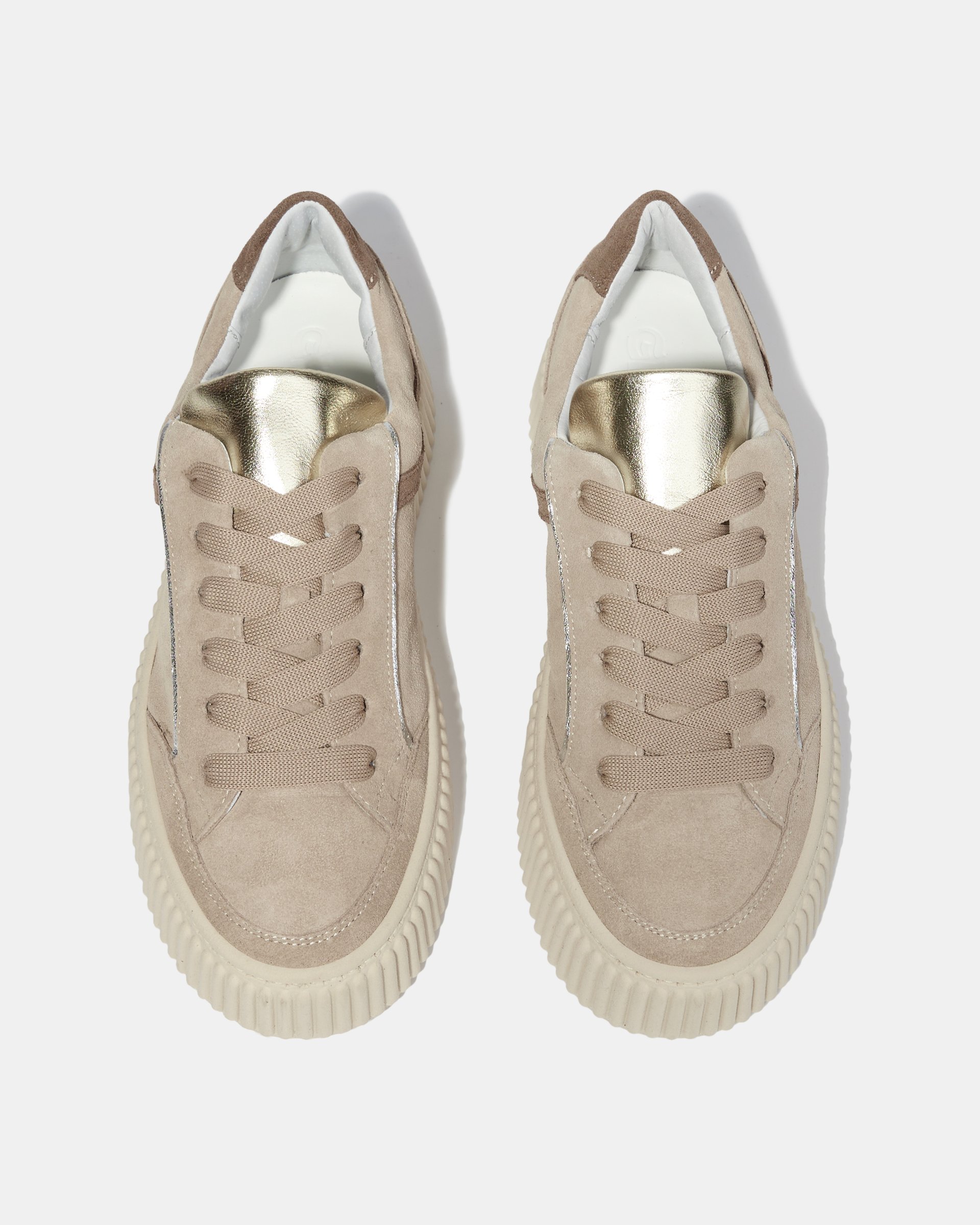 Светло-серые кроссовки из замши - Image 2 of 5